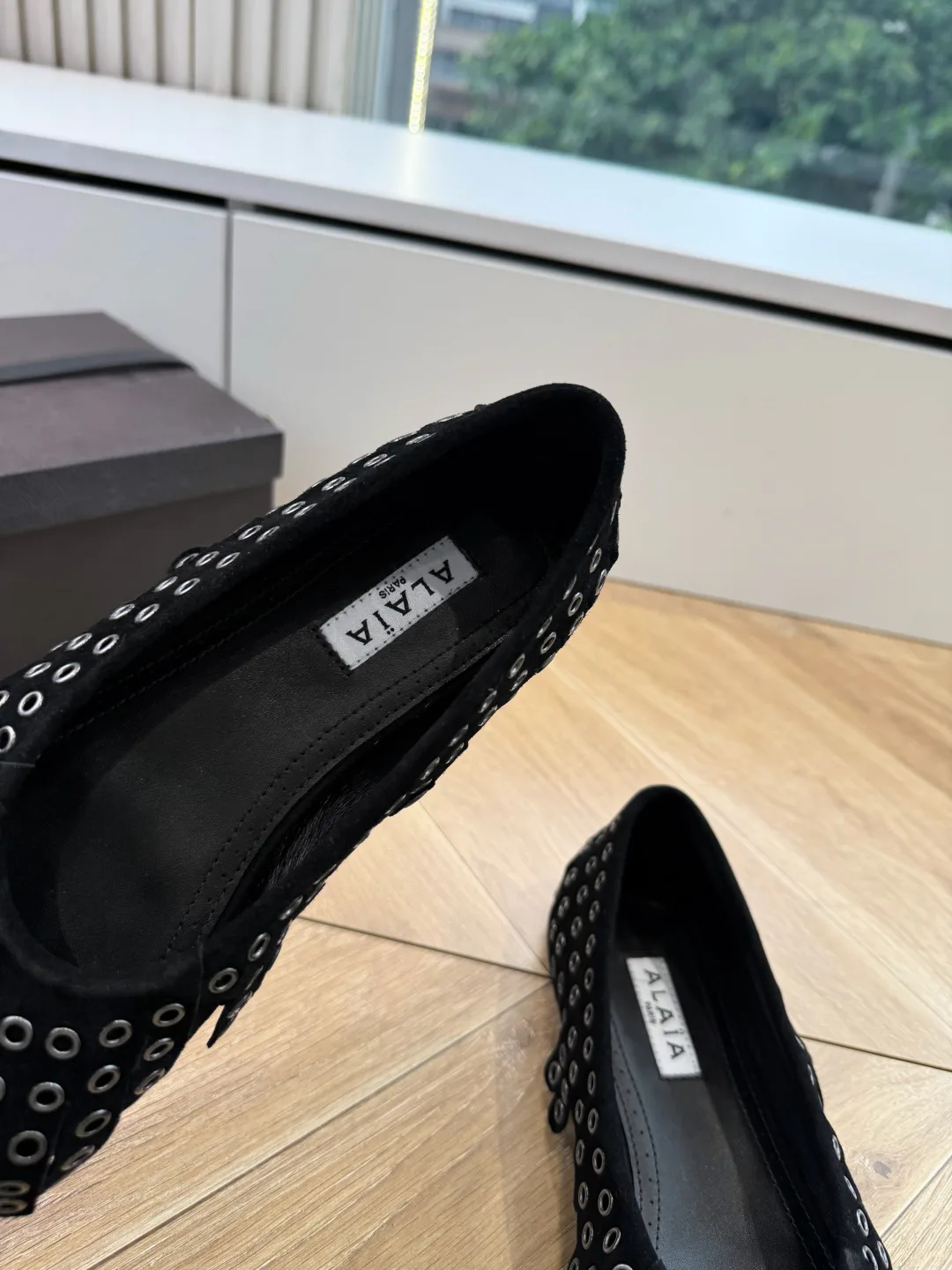 Women's Ballet Flats ALAIA 17480802