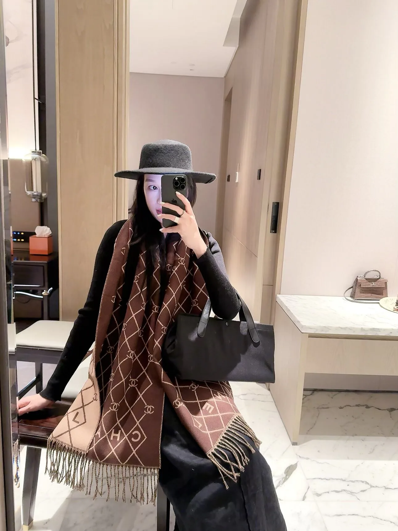 Scarves CHANEL 18377548