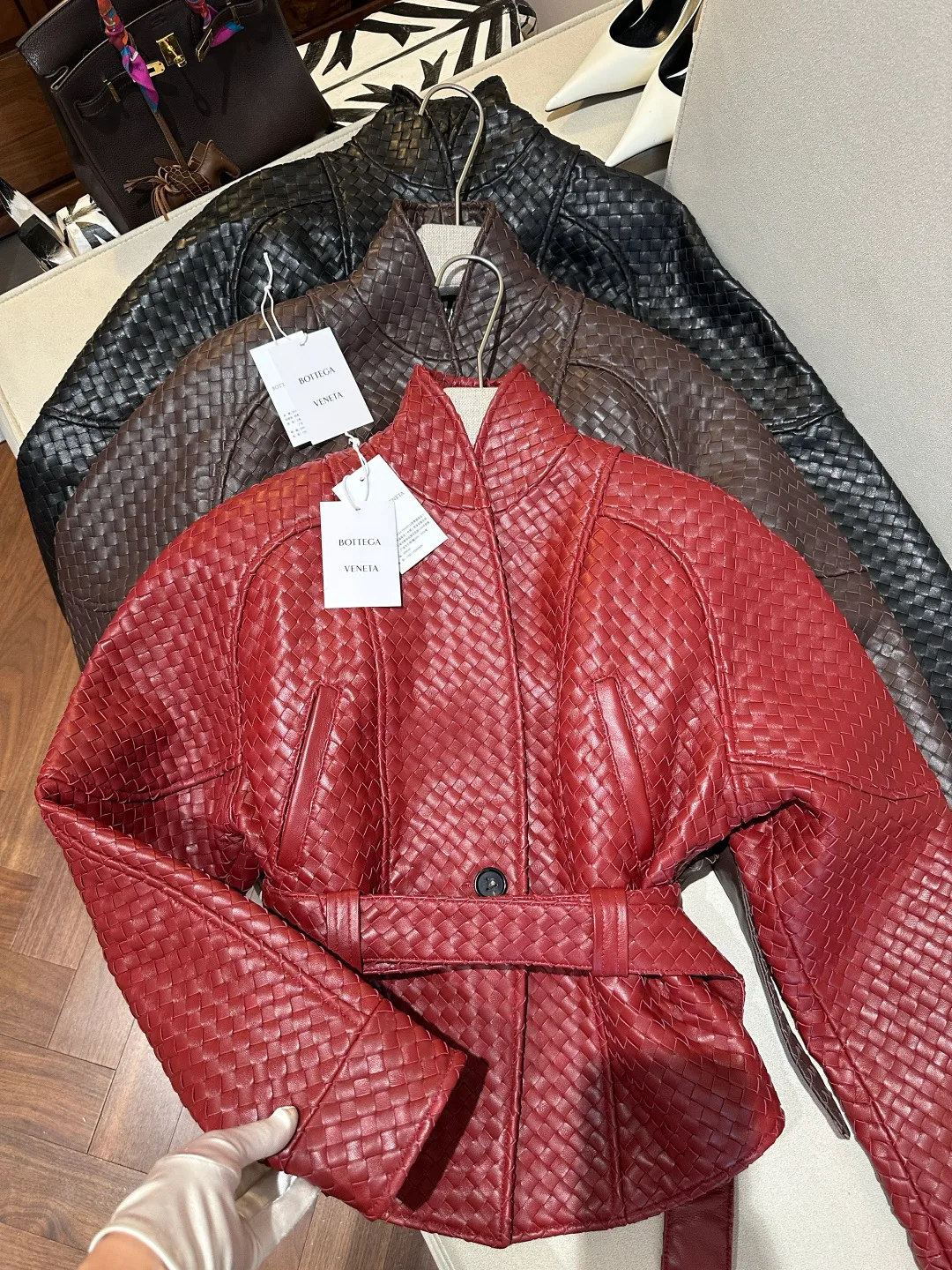 Women's Leather Jackets And Sheepskin Coats BOTTEGA VENETA 17598085