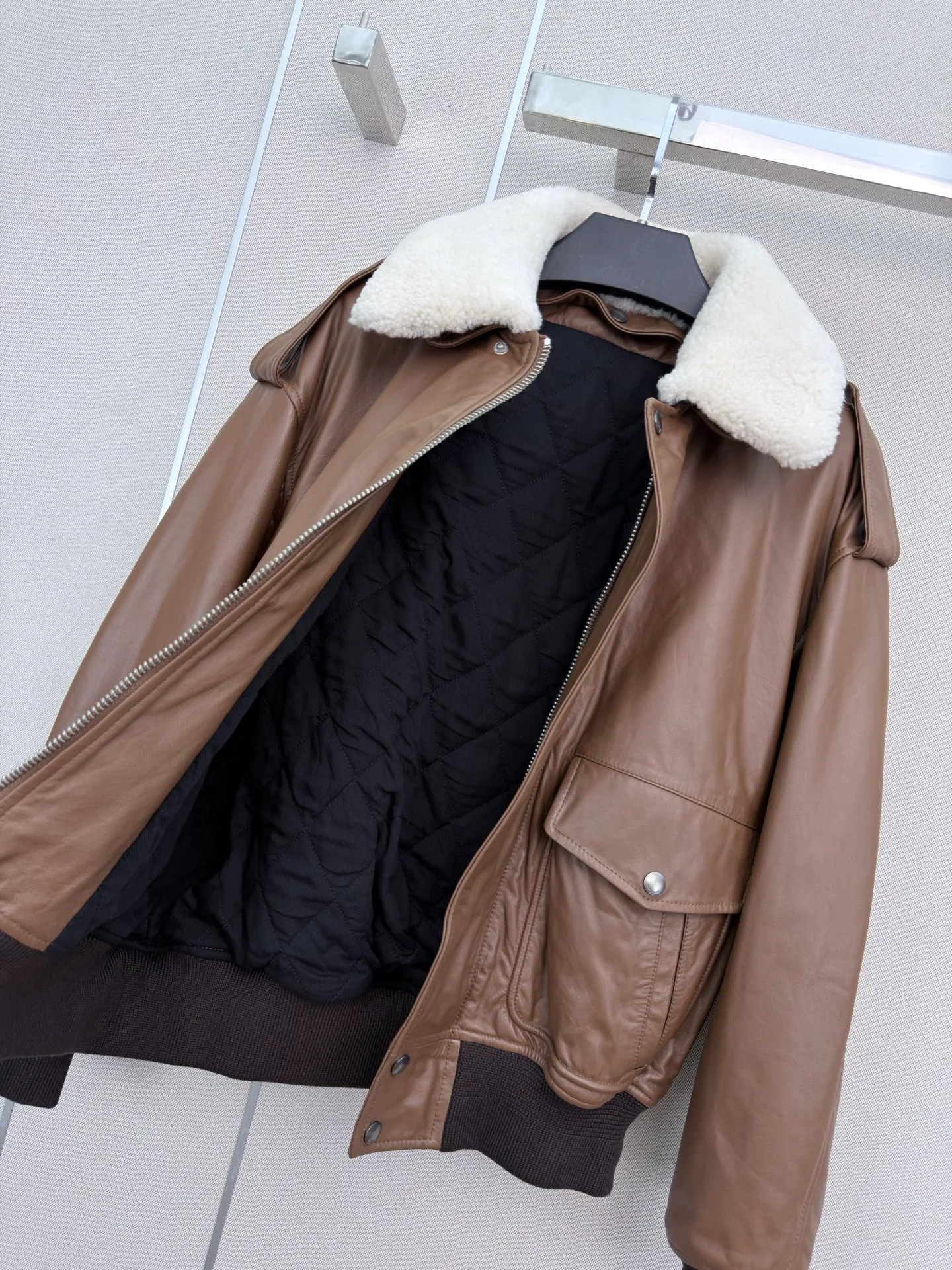 Women's Leather Jackets And Sheepskin Coats SAINT LAURENT 18056783