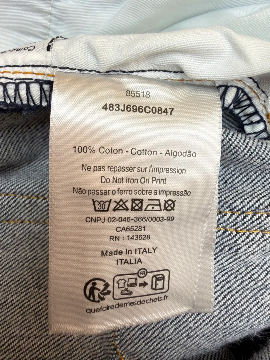 Men's Jeans CHRISTIAN DIOR 17480621