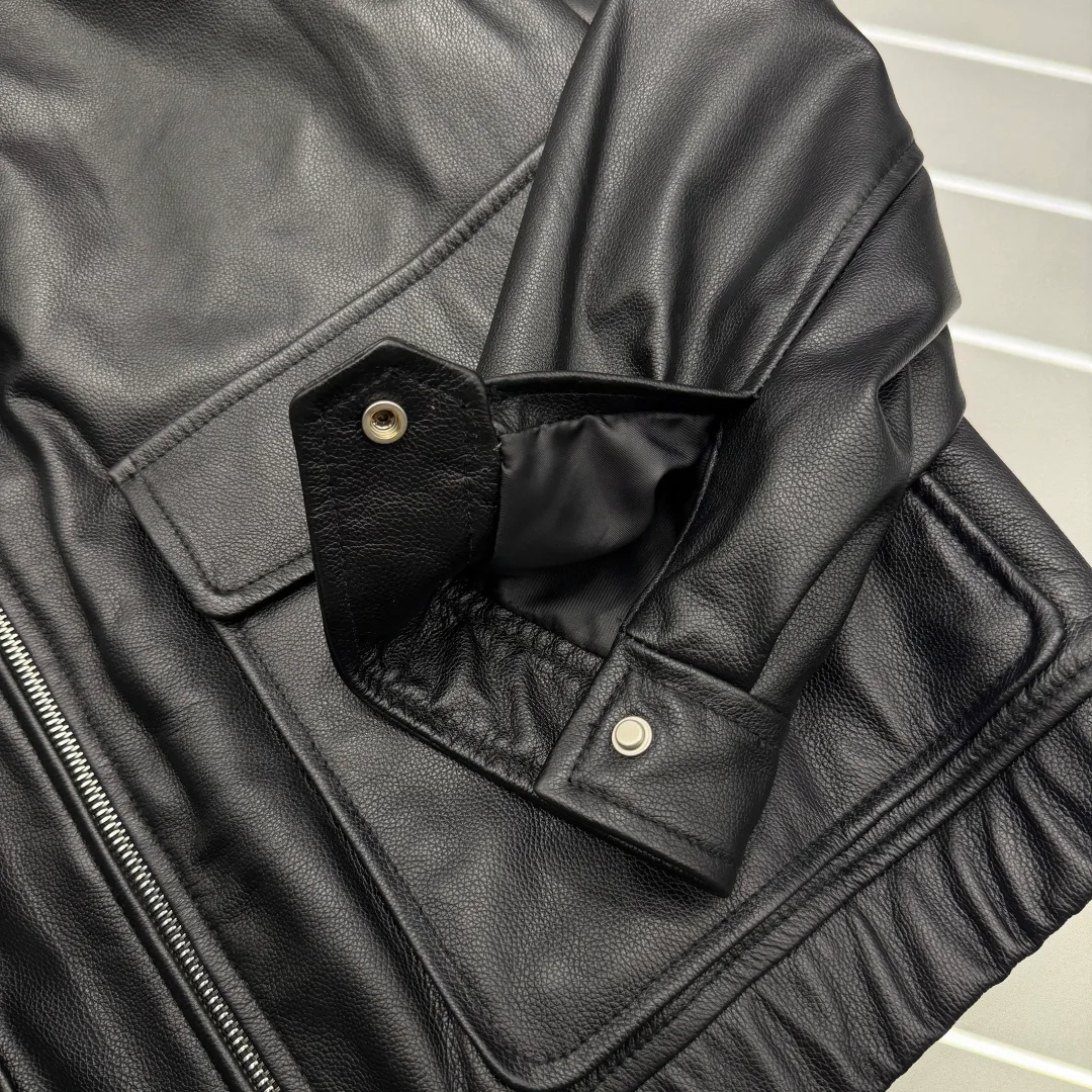 Кожаные Куртки И Дублёнки Мужские Saint Laurent 18578942
