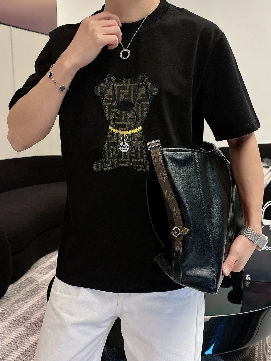 Men's T-Shirts FENDI 17349057