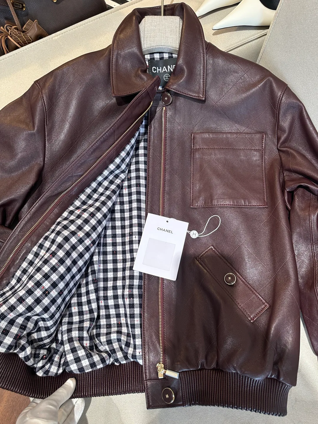 Women's Leather Jackets And Sheepskin Coats CHANEL 17088856