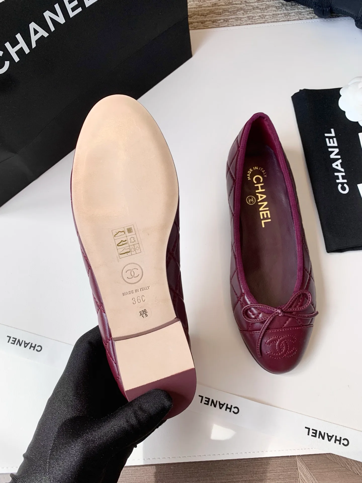 Women's Ballet Flats CHANEL 17538986