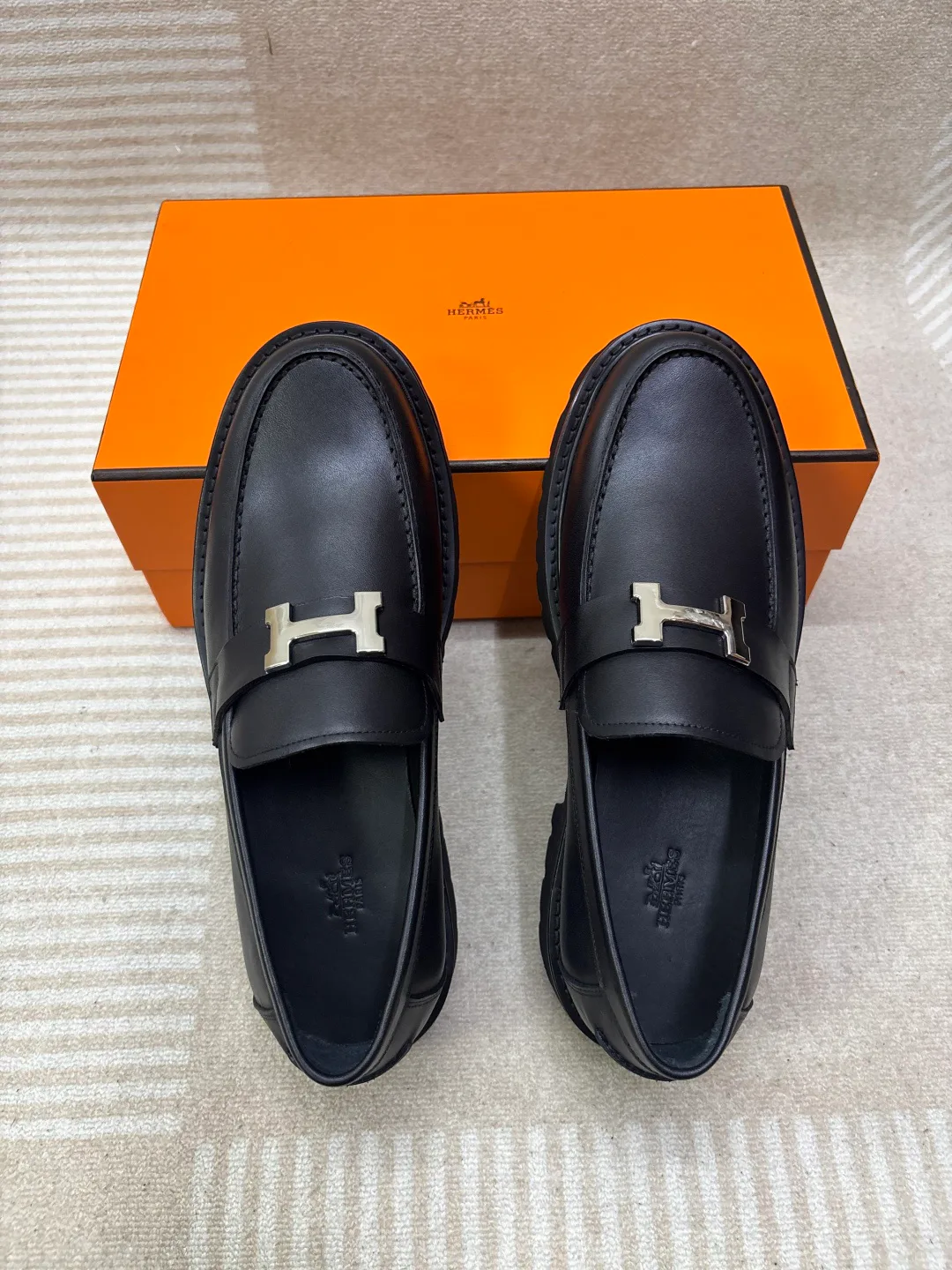Men's Loafers And Dress Shoes HERMES 18126929