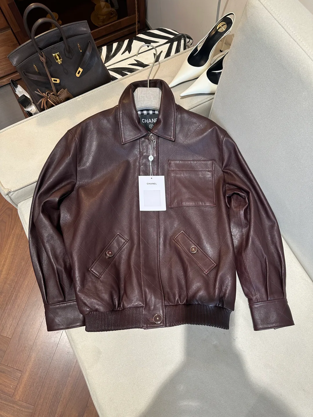 Women's Leather Jackets And Sheepskin Coats CHANEL 17088856