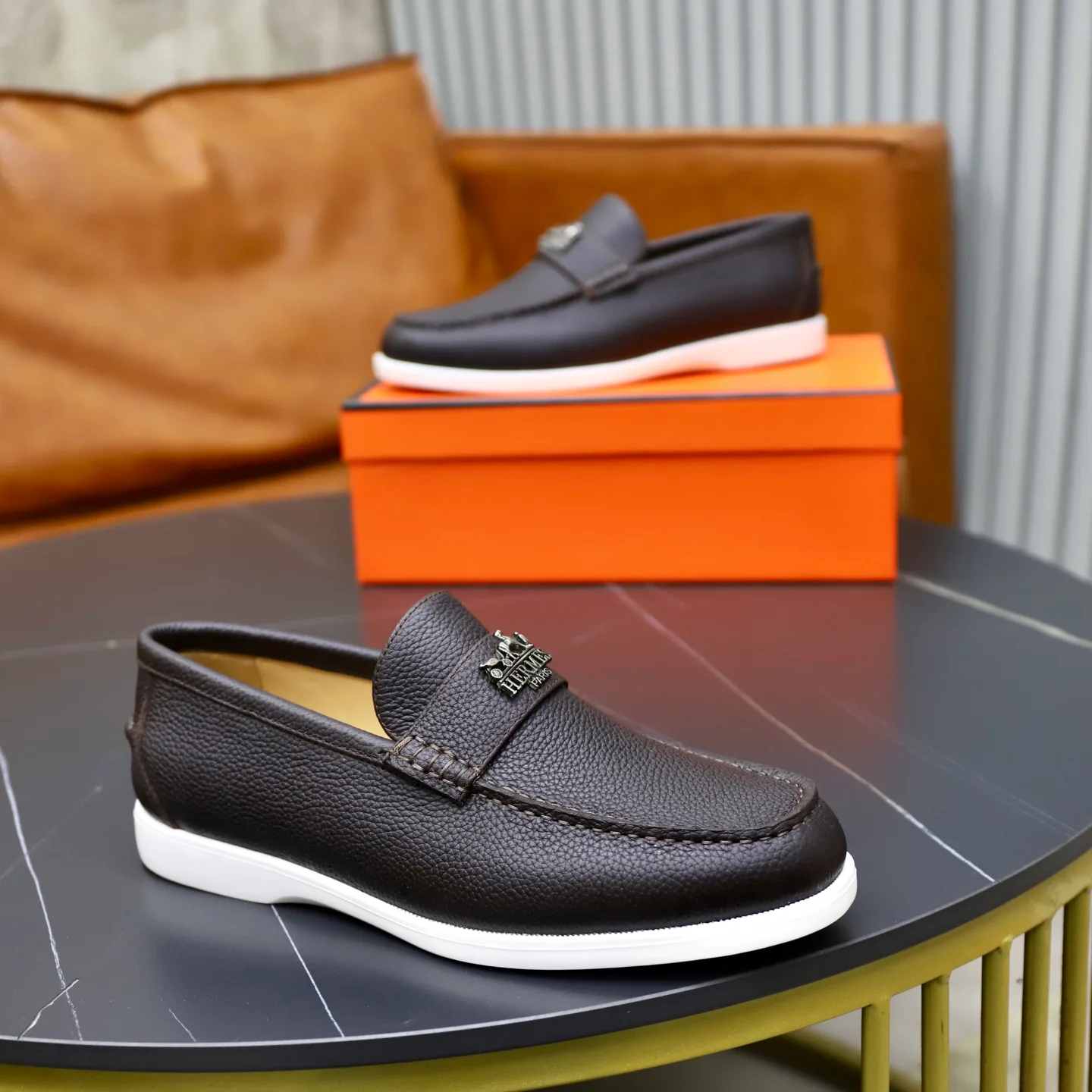 Men's Loafers And Dress Shoes HERMES 17911029