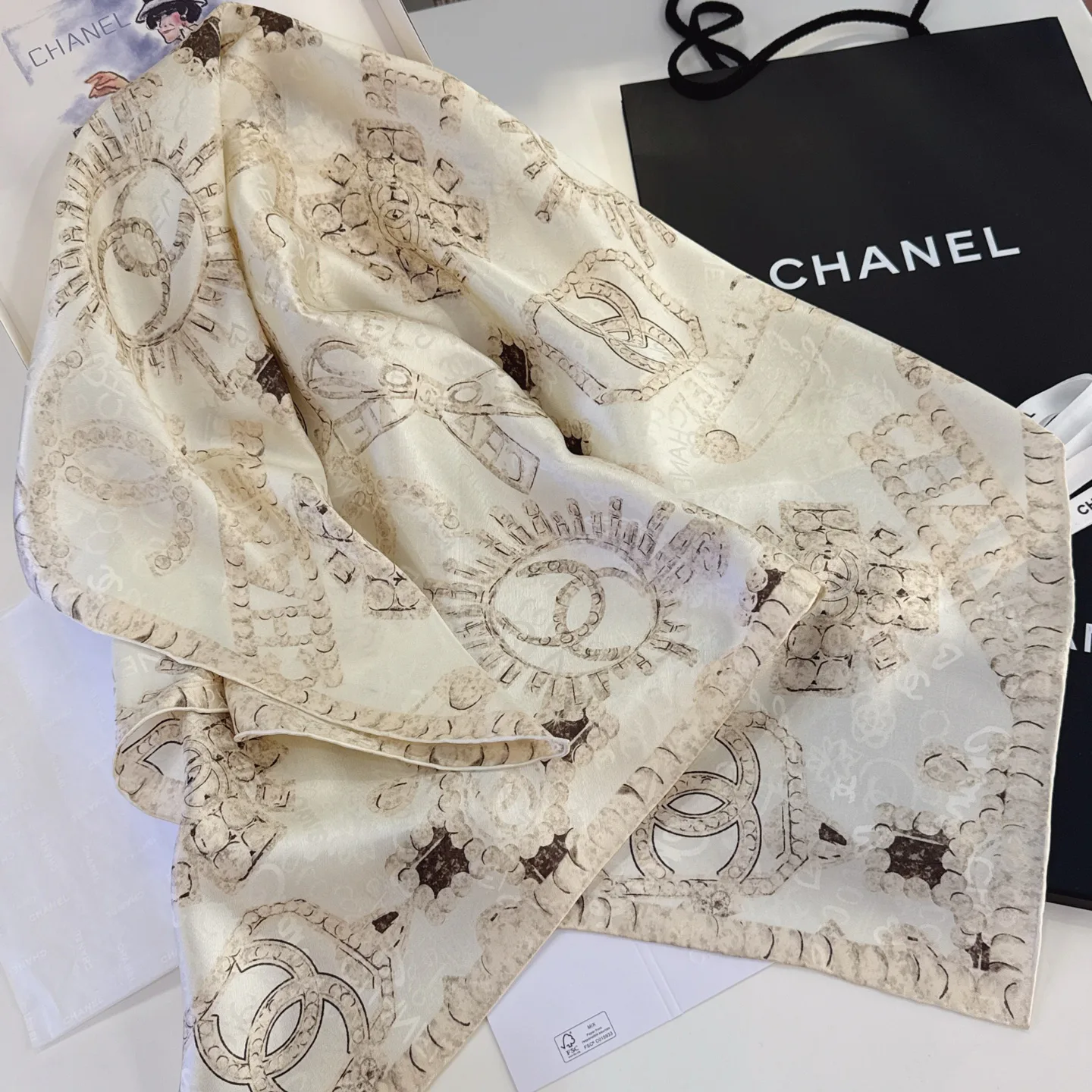 Silk Scarves CHANEL 17188573