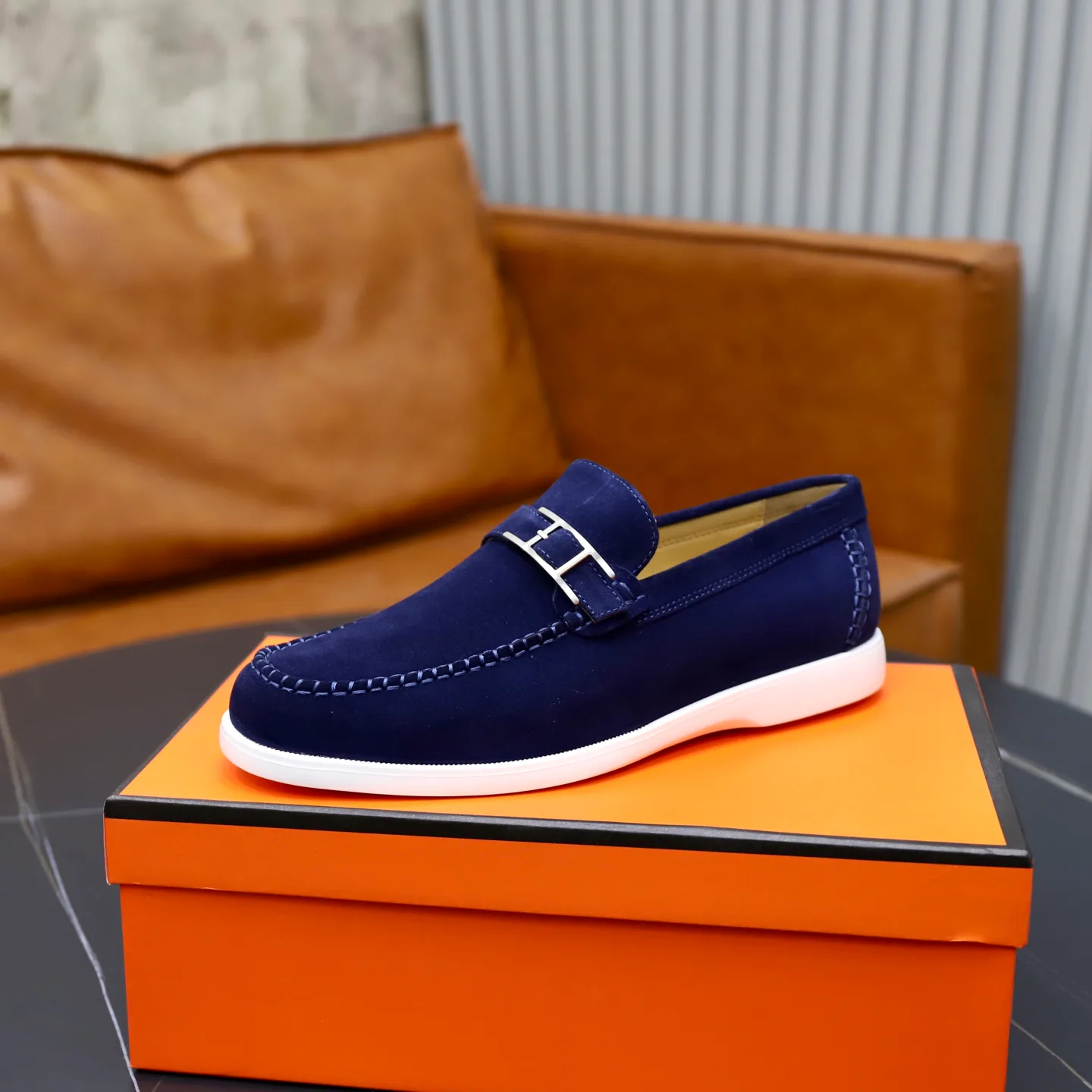 Men's Loafers And Dress Shoes HERMES 17911016
