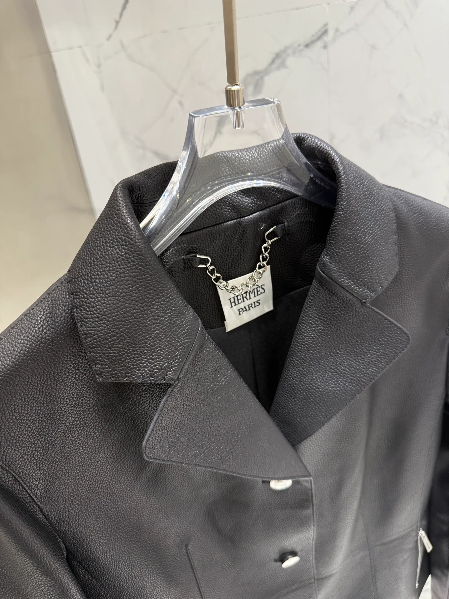 Women's Leather Jackets And Sheepskin Coats HERMES 17823588