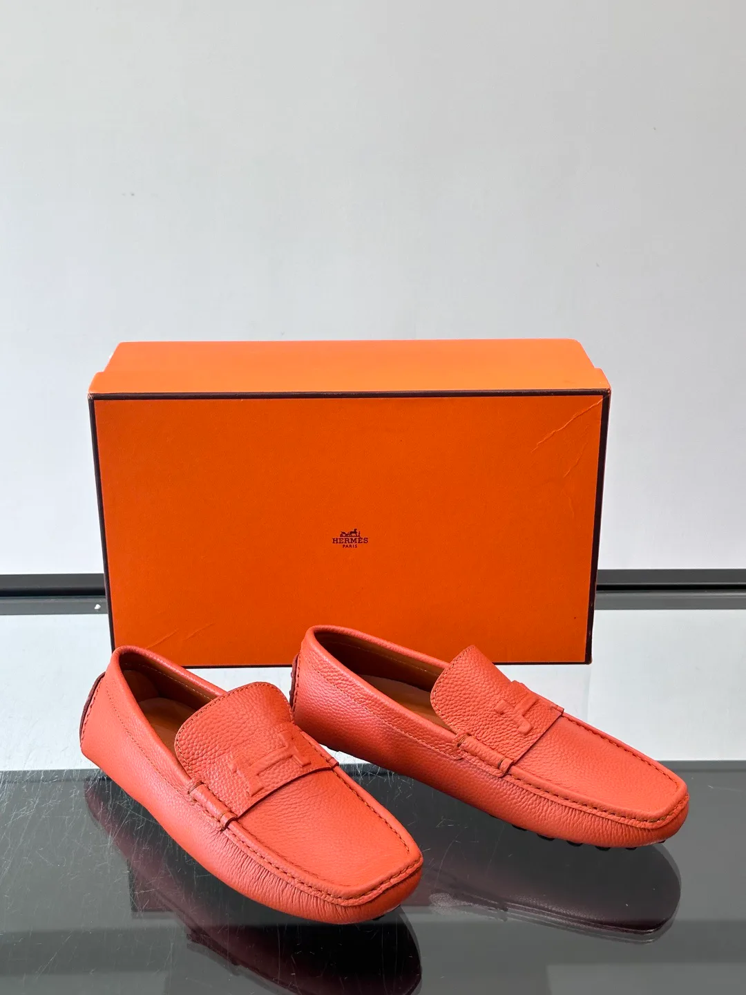 Men's Loafers And Dress Shoes HERMES 18102669