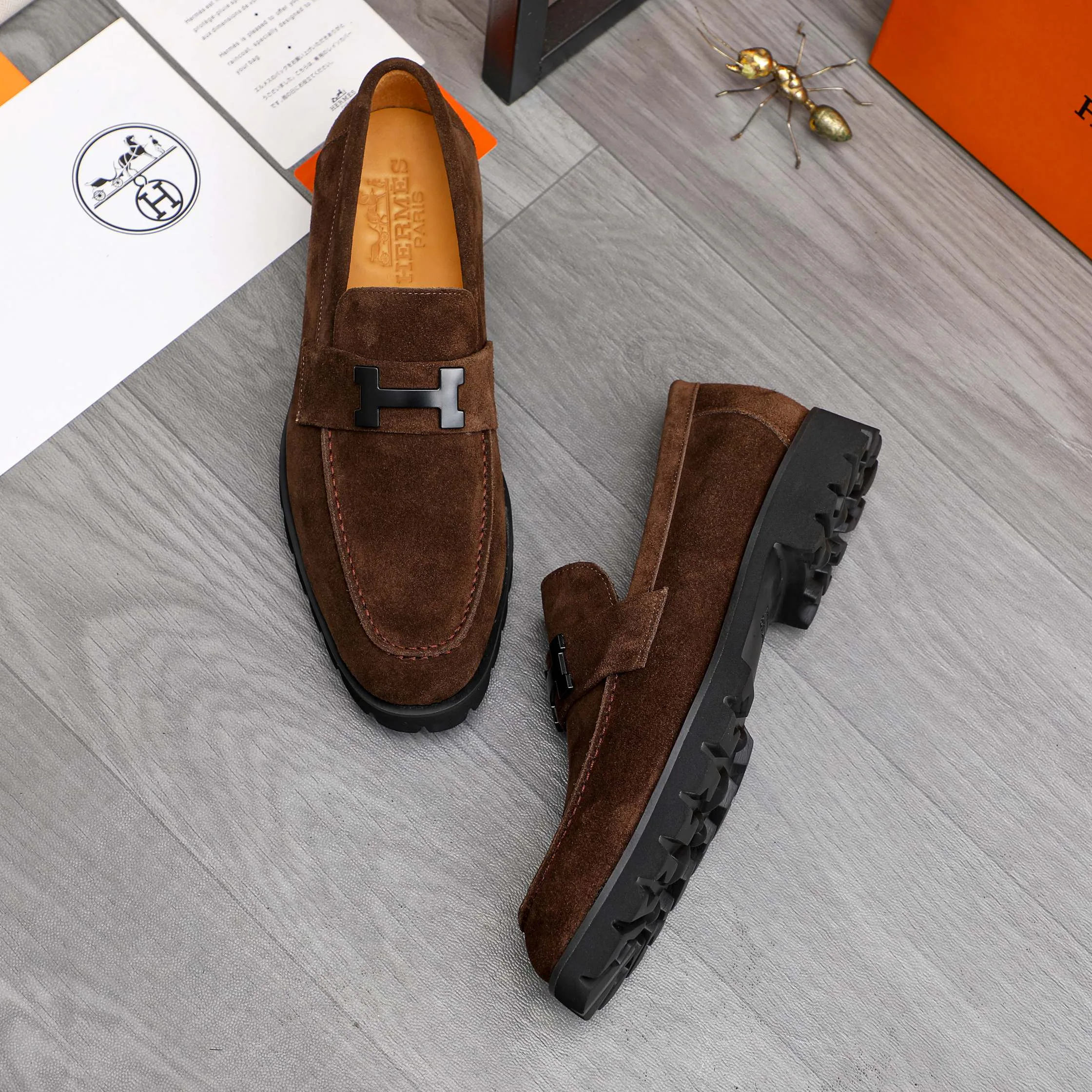 Men's Loafers And Dress Shoes HERMES 17801744
