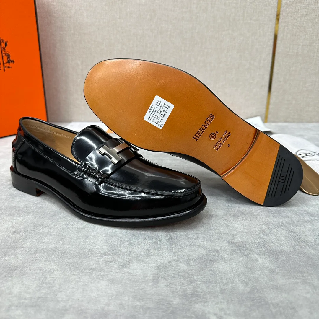 Men's Loafers And Dress Shoes HERMES 18397515