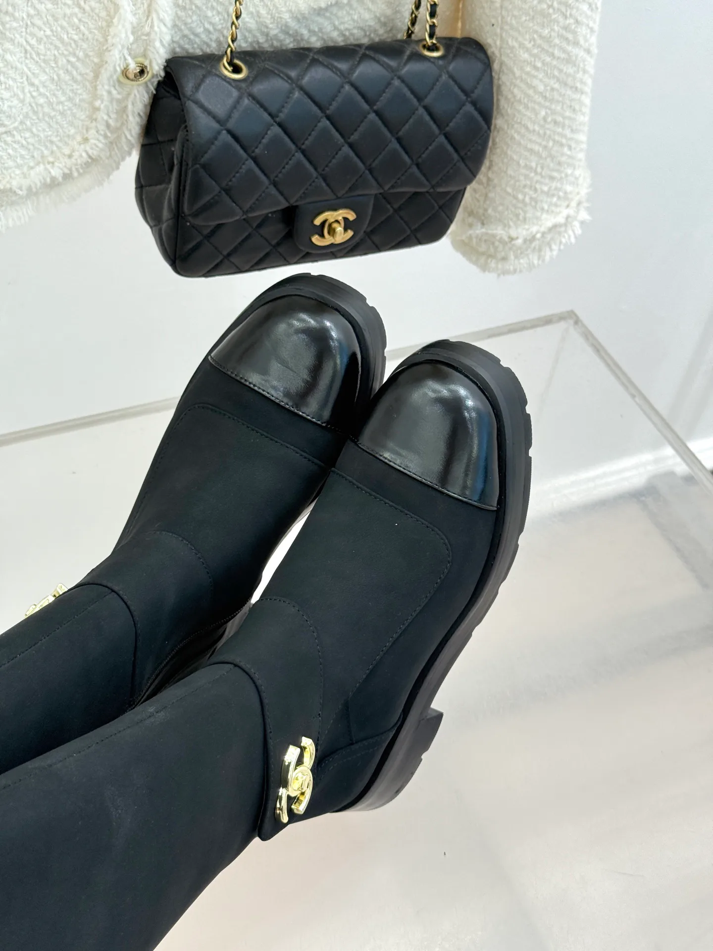 Women's Boots CHANEL 18436498