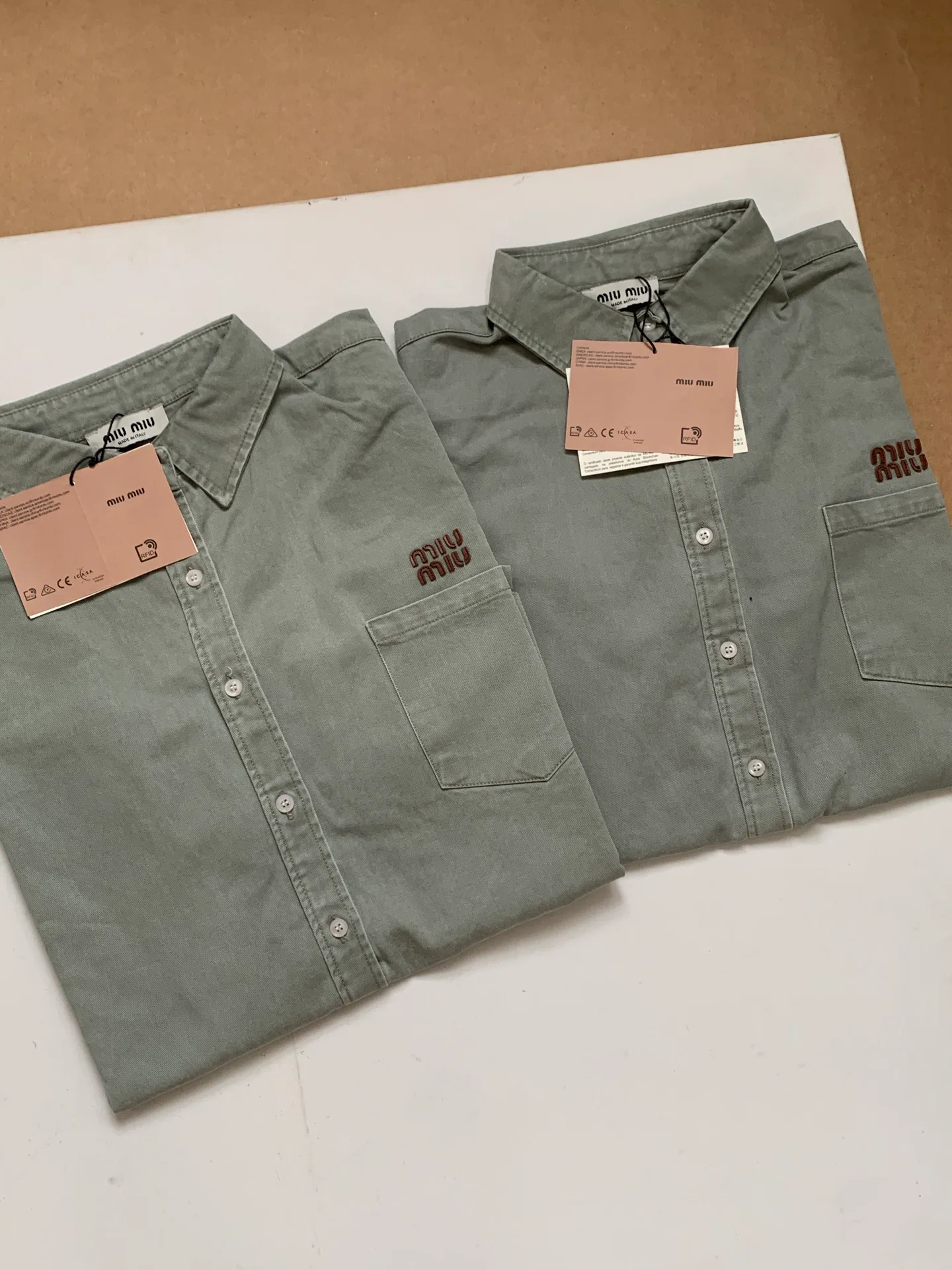 Men's Shirts MIU MIU 18142080