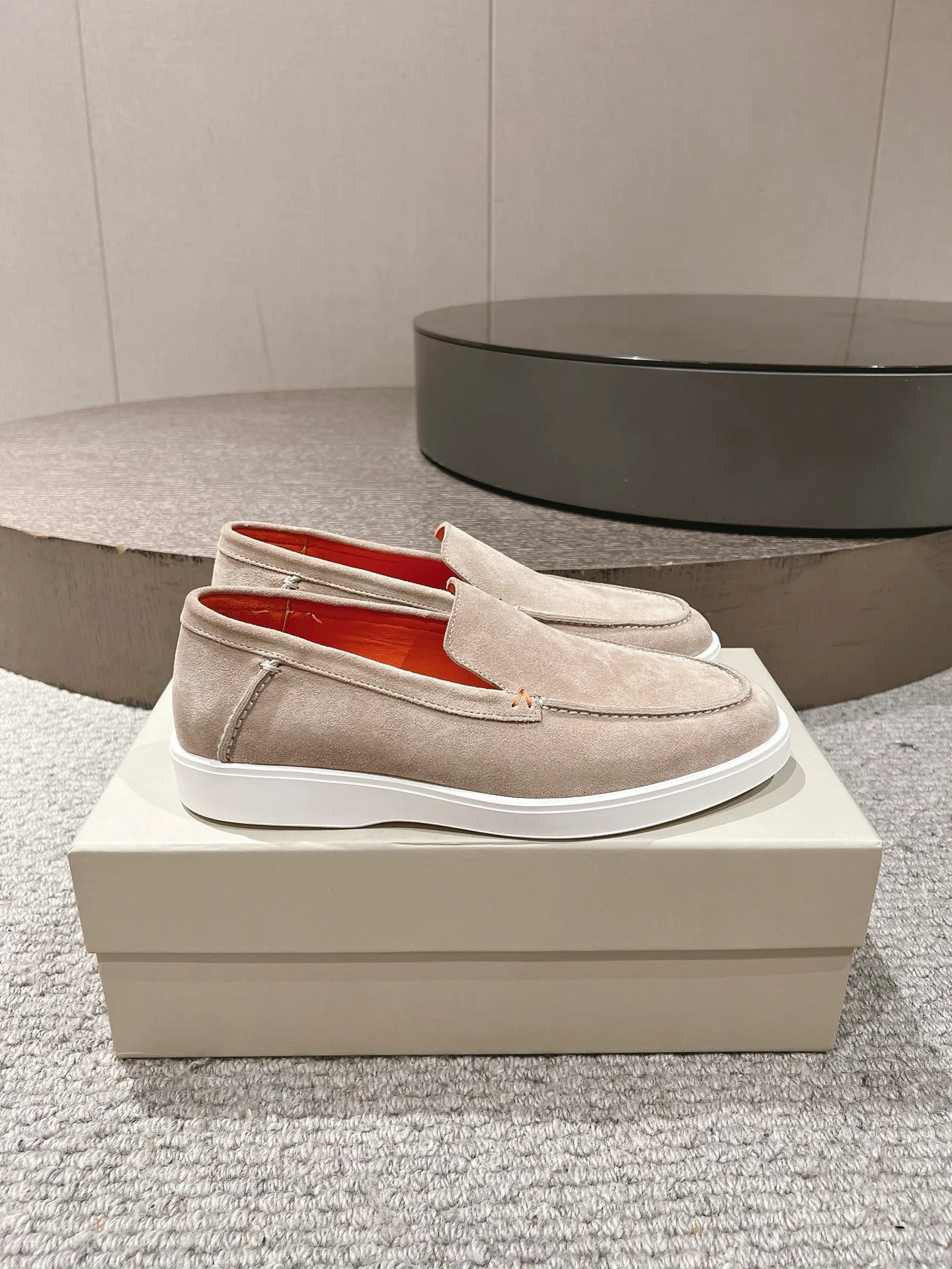 Men's Loafers And Dress Shoes SANTONI 17409249