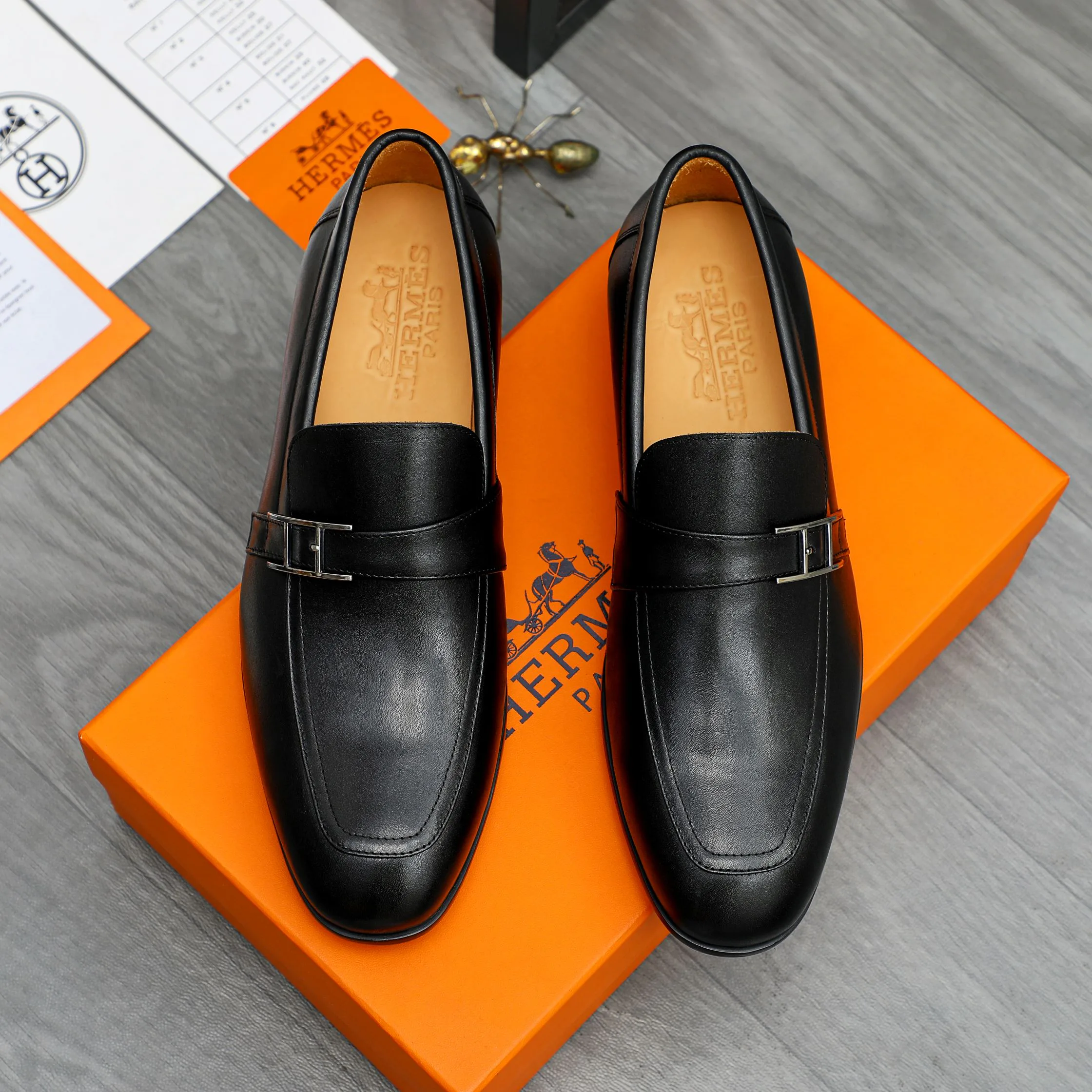 Men's Loafers And Dress Shoes HERMES 18311610