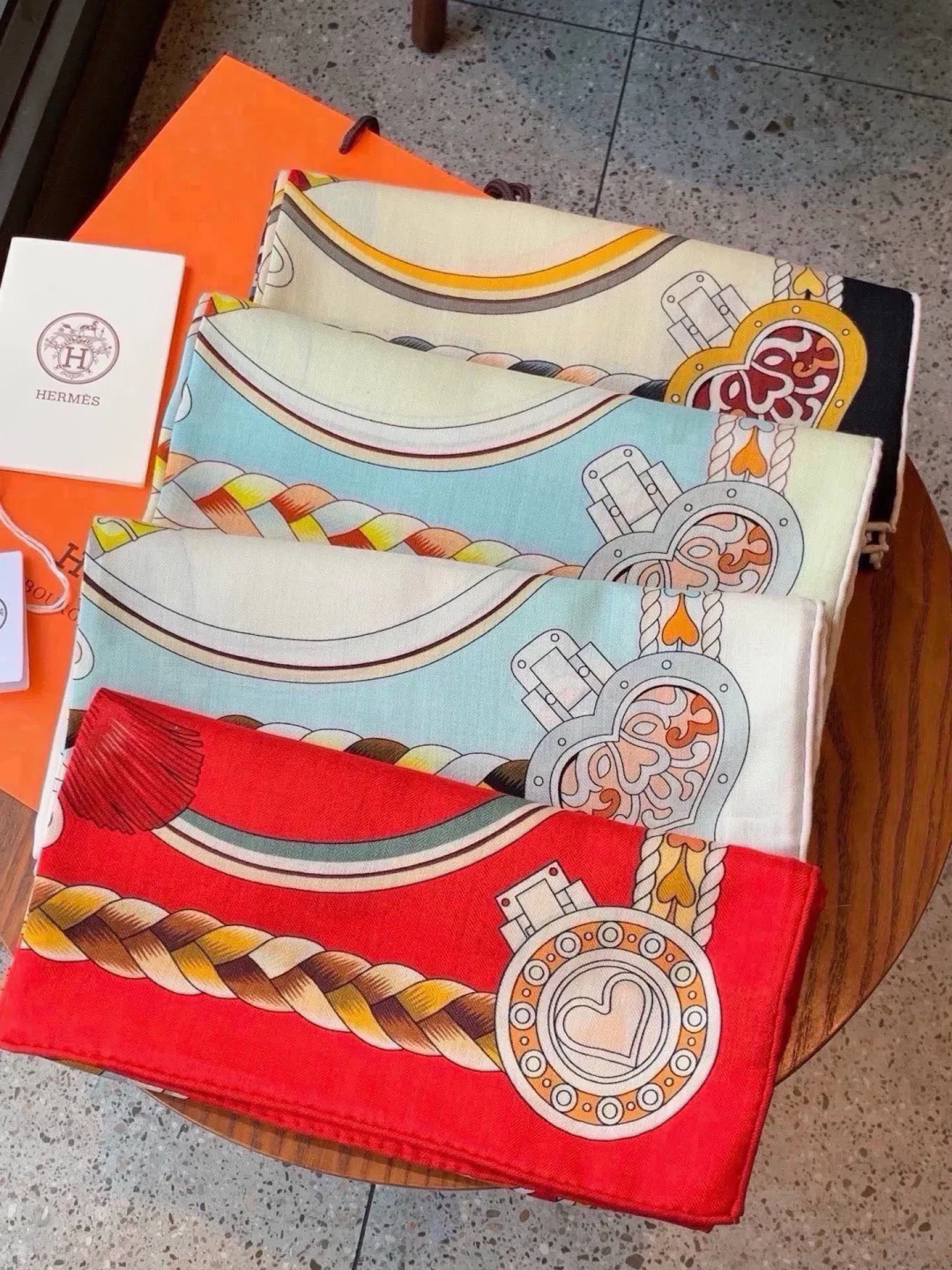 Silk Scarves HERMES 18222556