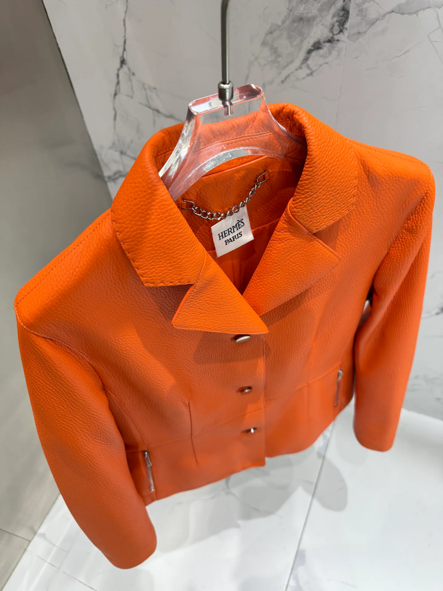 Women's Leather Jackets And Sheepskin Coats HERMES 17823586