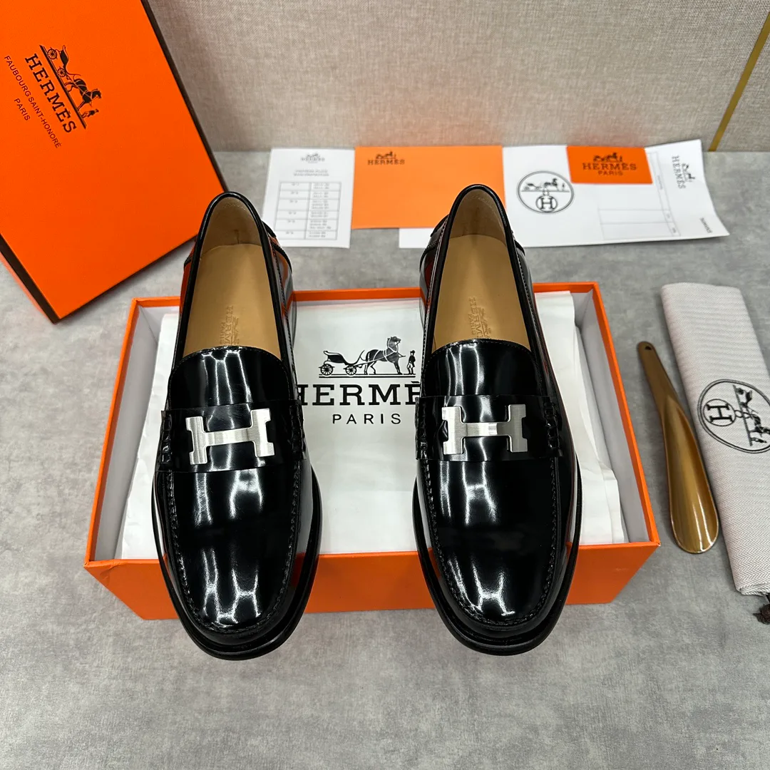 Men's Loafers And Dress Shoes HERMES 18397515