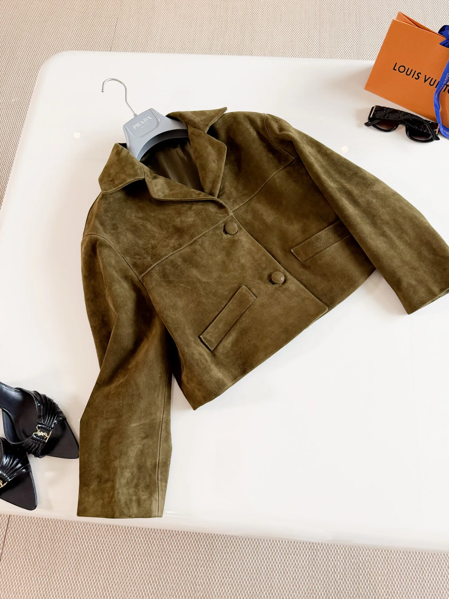 Women's Leather Jackets And Sheepskin Coats PRADA 18405536