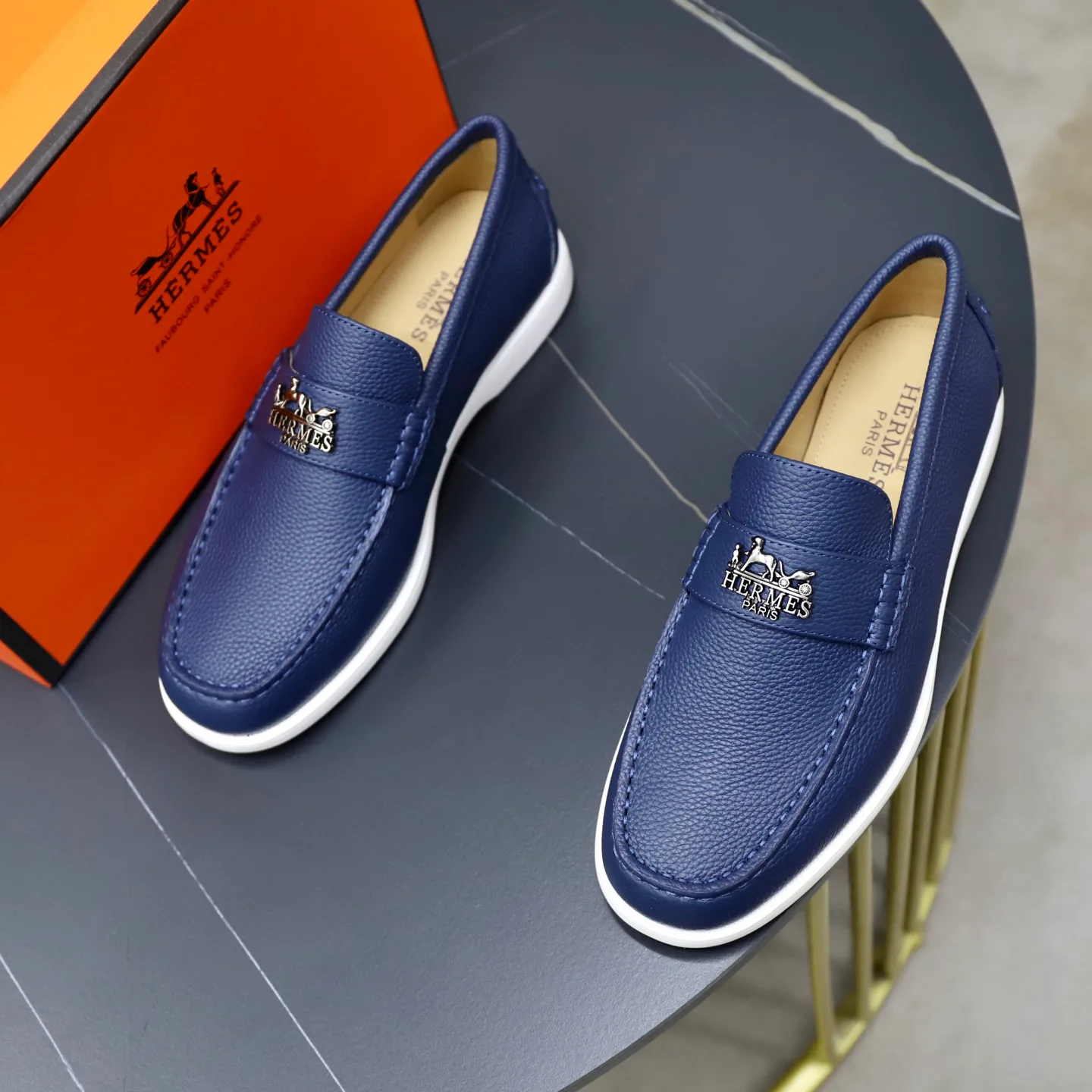 Men's Loafers And Dress Shoes HERMES 17911031