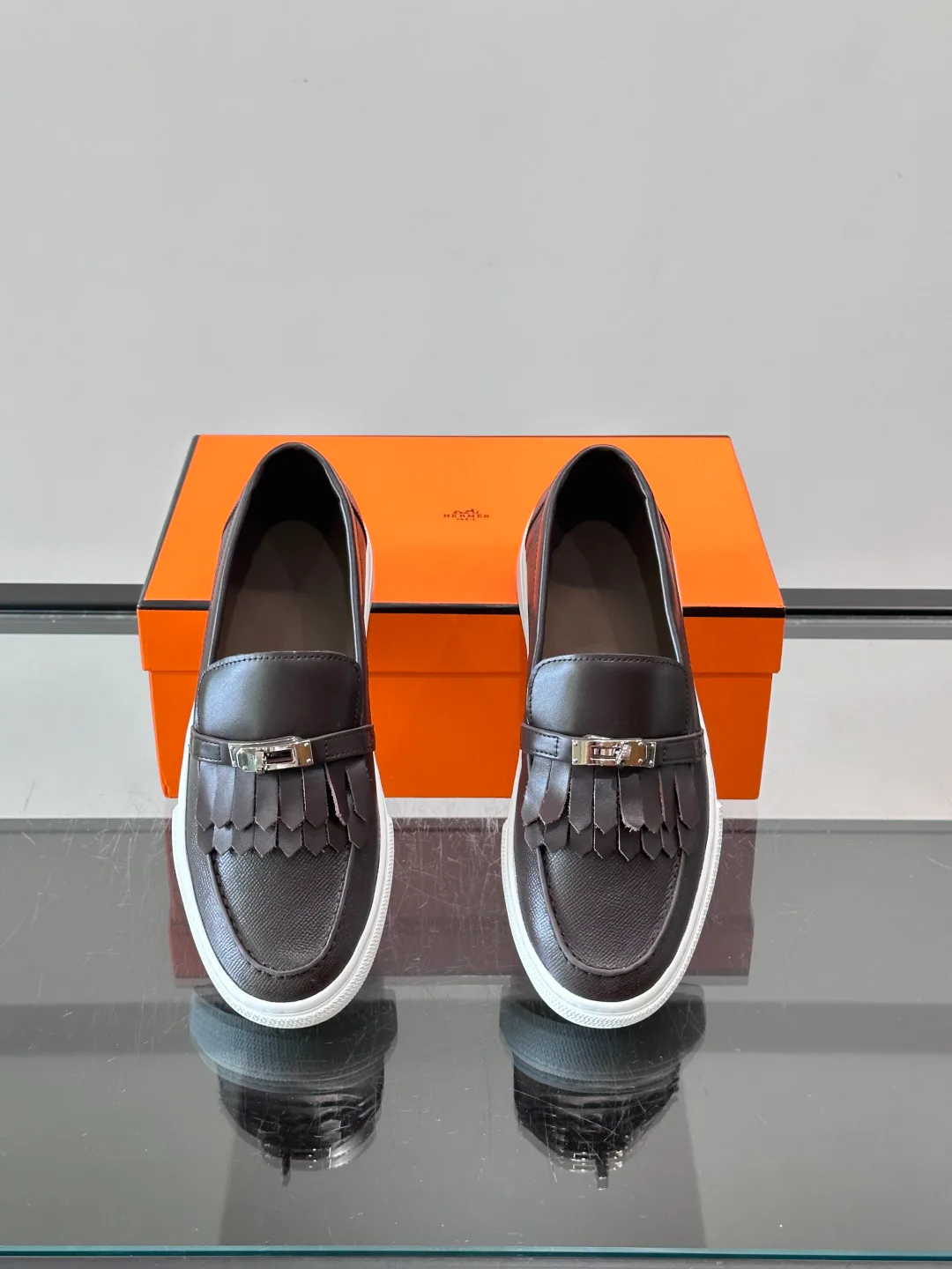 Men's Loafers And Dress Shoes HERMES 18350545