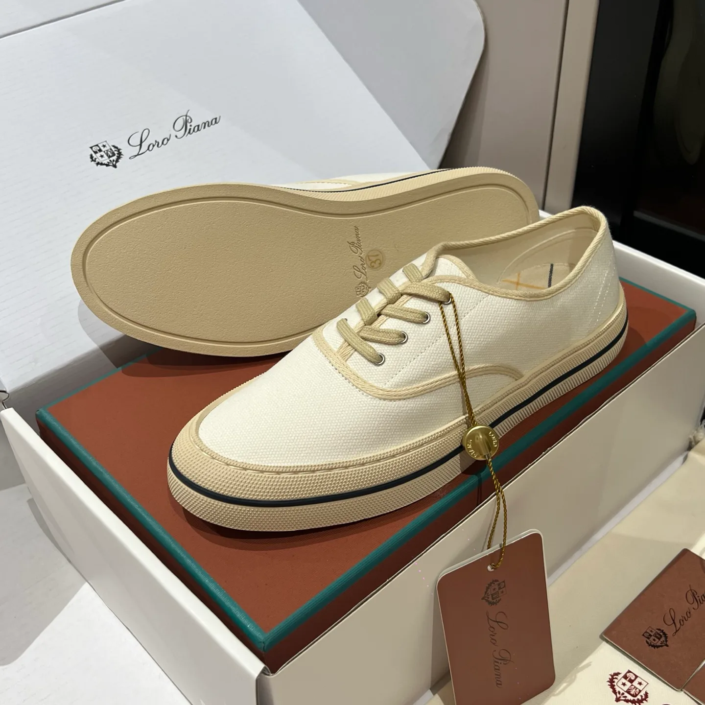 Women's Canvas Shoes LORO PIANA 17415041
