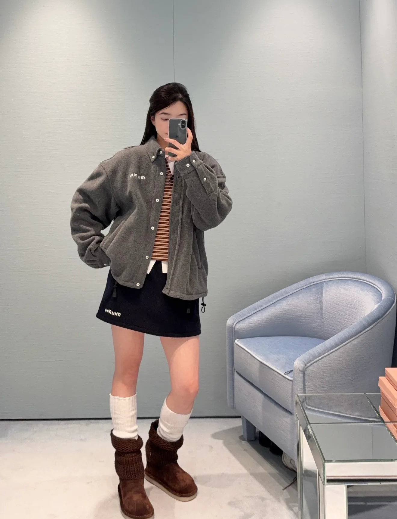 Women's Jackets And Down Jackets MIU MIU 18550876
