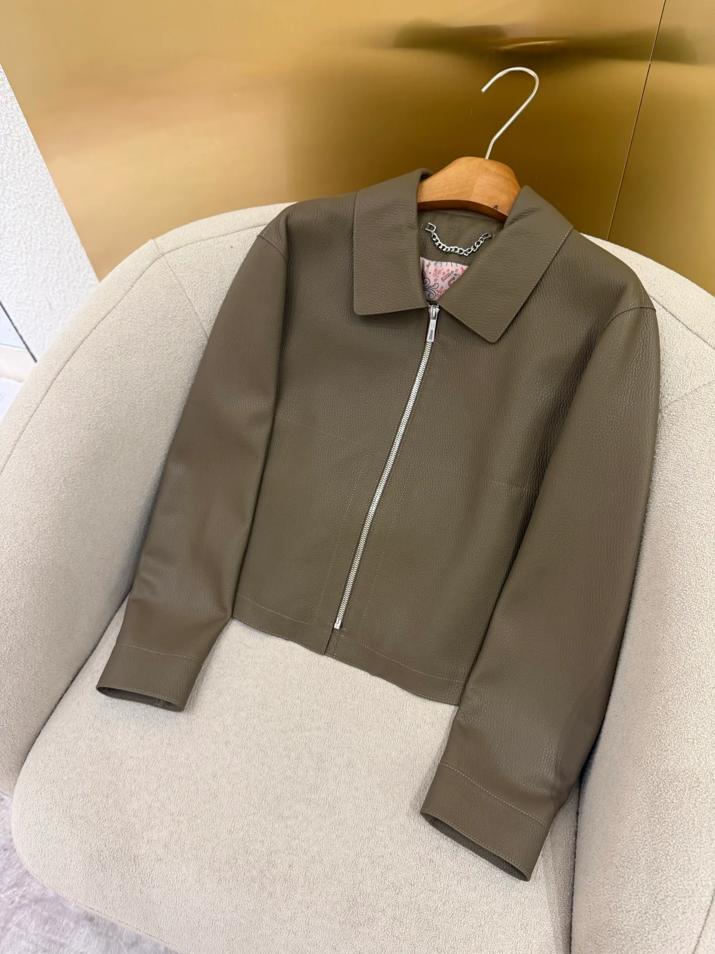 Women's Leather Jackets And Sheepskin Coats HERMES 17802395