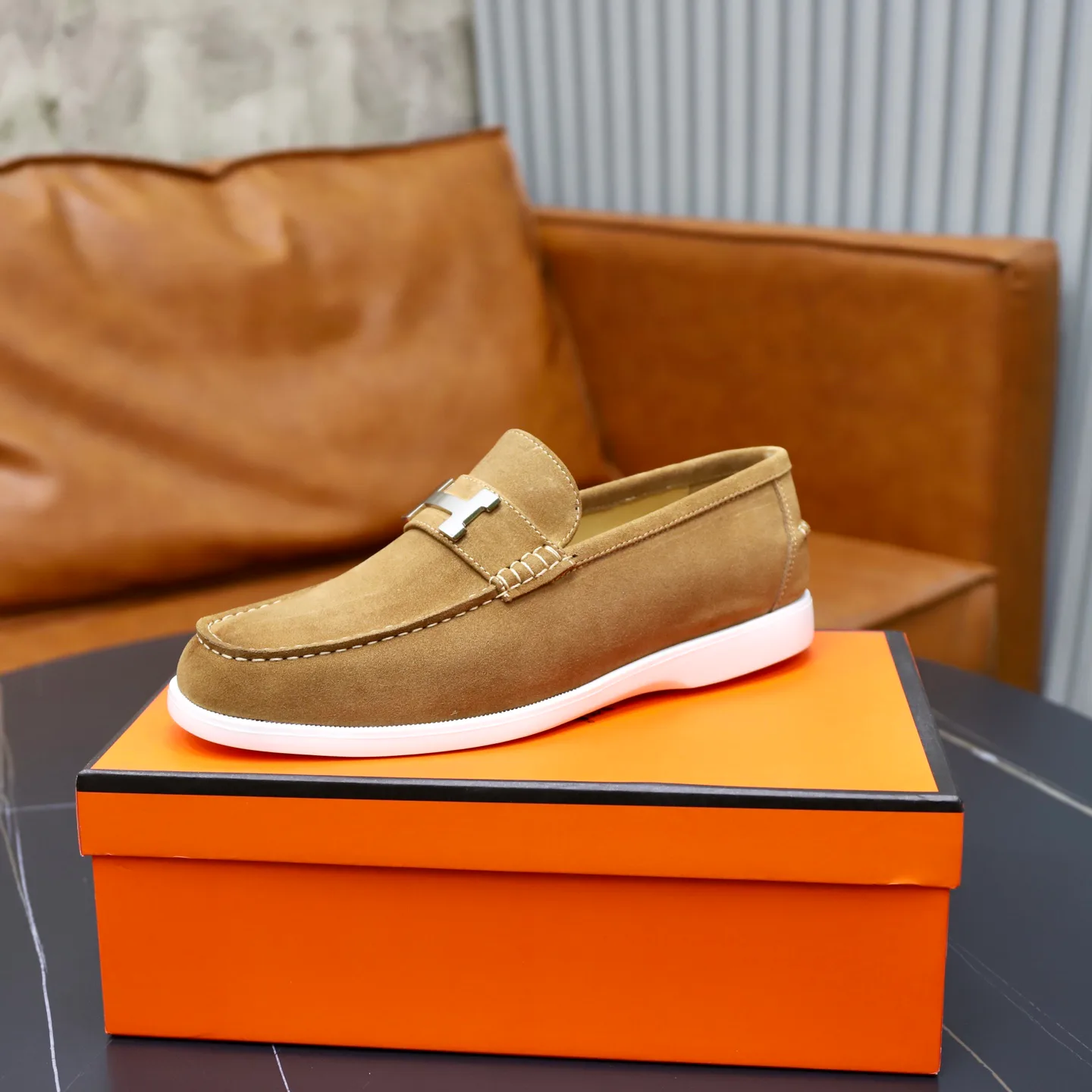 Men's Loafers And Dress Shoes HERMES 17911021