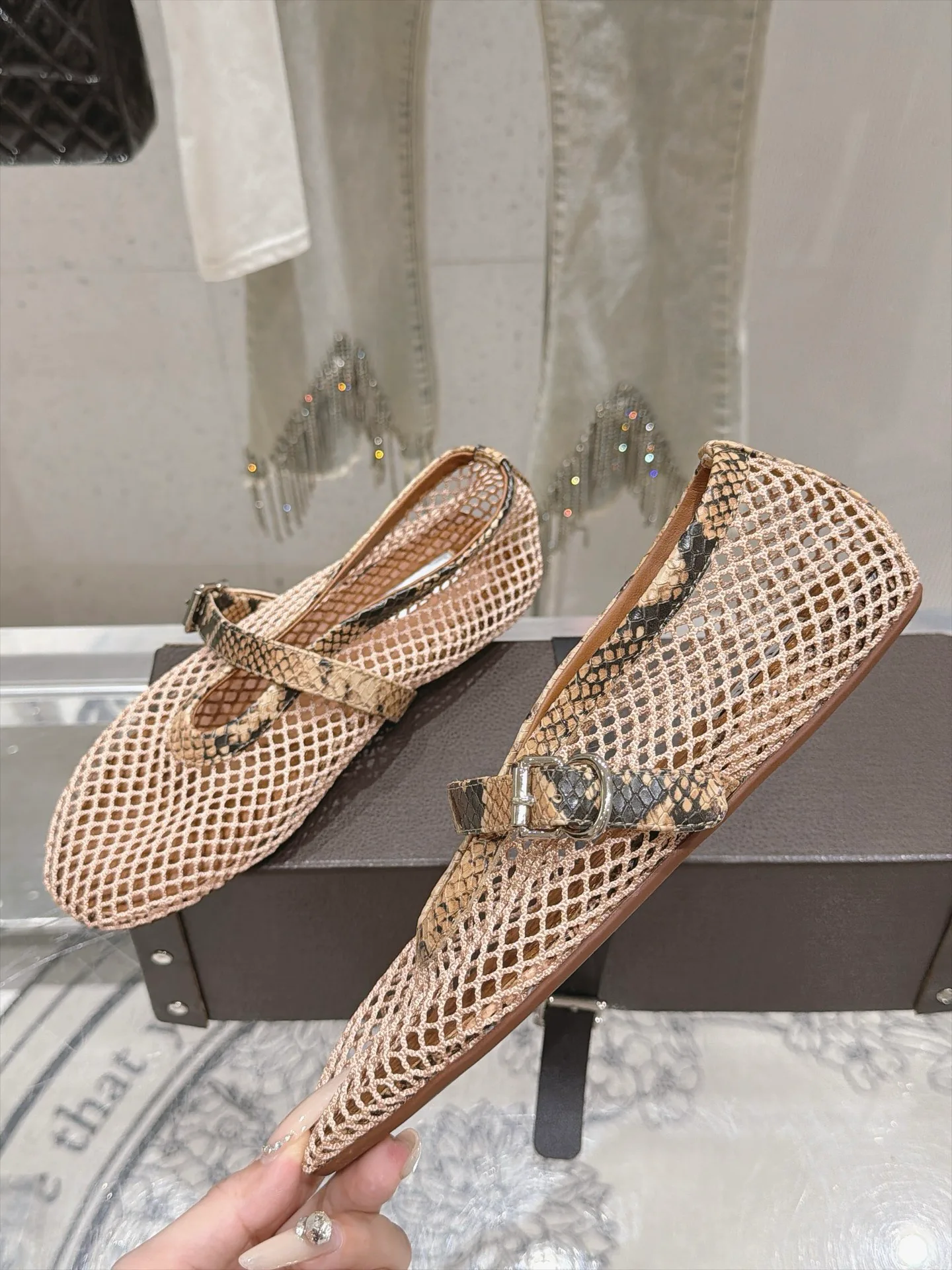 Women's Ballet Flats ALAIA 18275339
