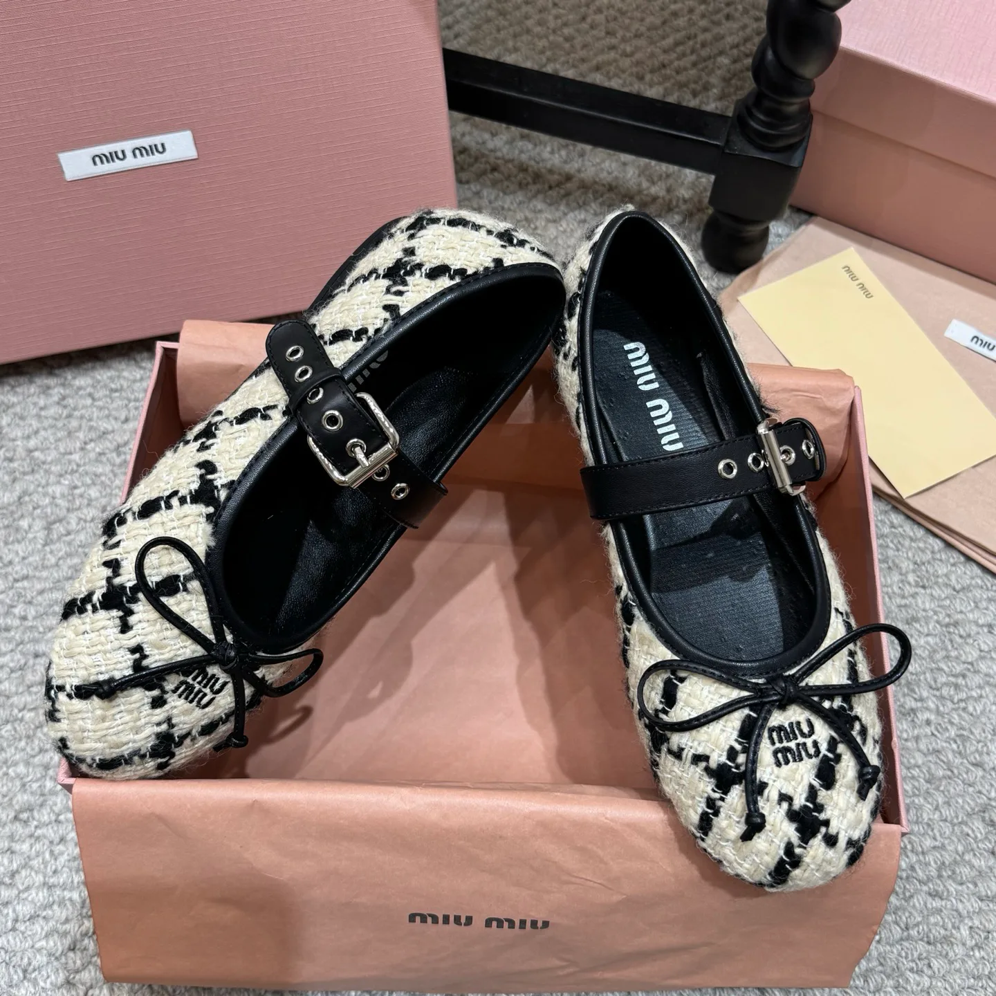 Балетки Женские Miu Miu 18676040