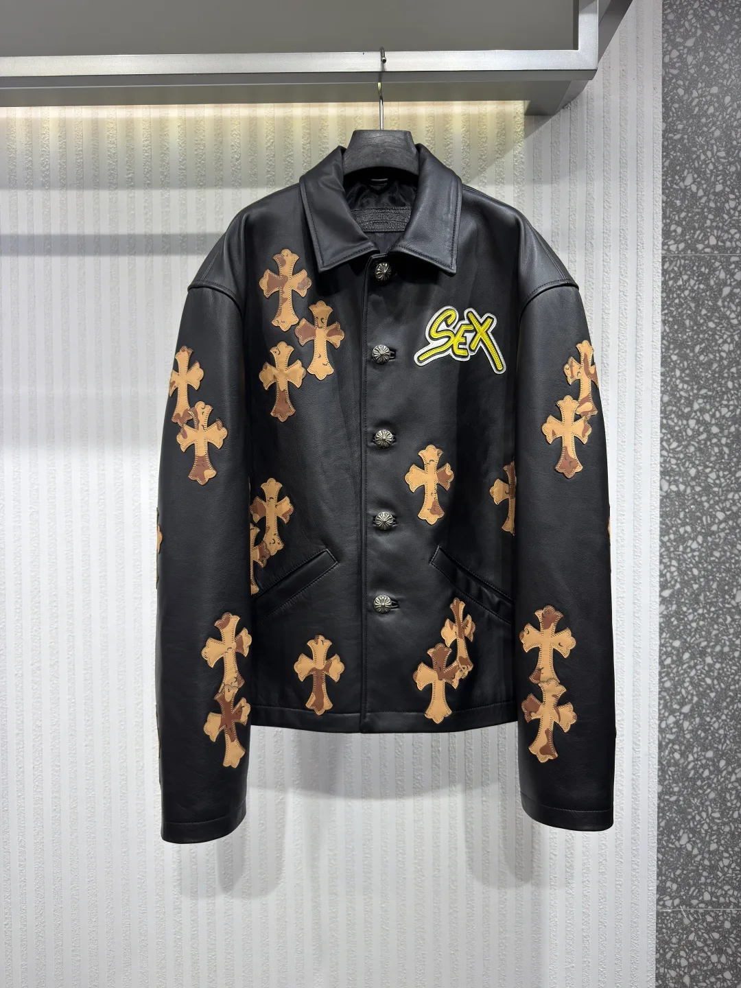 Men's Leather Jackets And Sheepskin Coats CHROME HEARTS 17966746