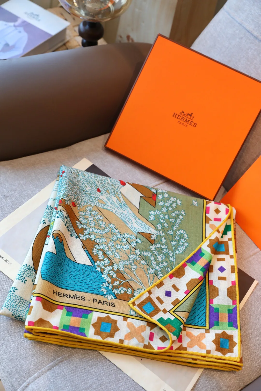 Silk Scarves HERMES 18093425