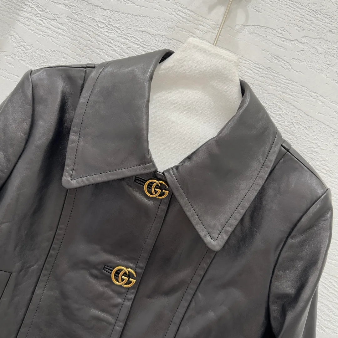 Women's Leather Jackets And Sheepskin Coats GUCCI 18064715