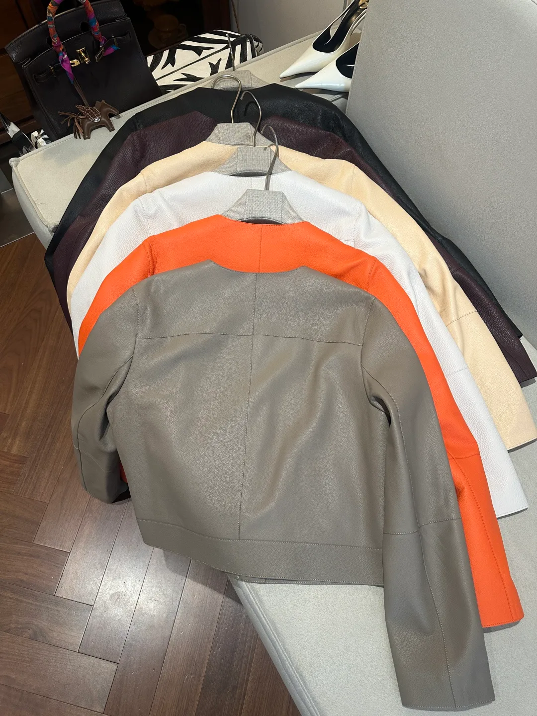 Women's Leather Jackets And Sheepskin Coats HERMES 17959689