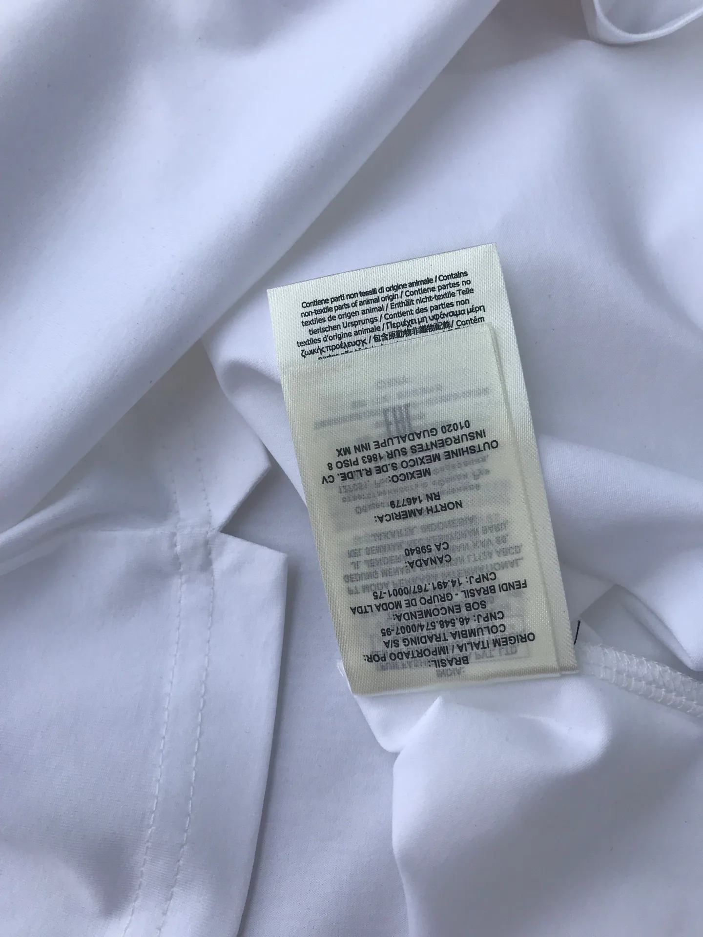 Men's T-Shirts FENDI 17400208