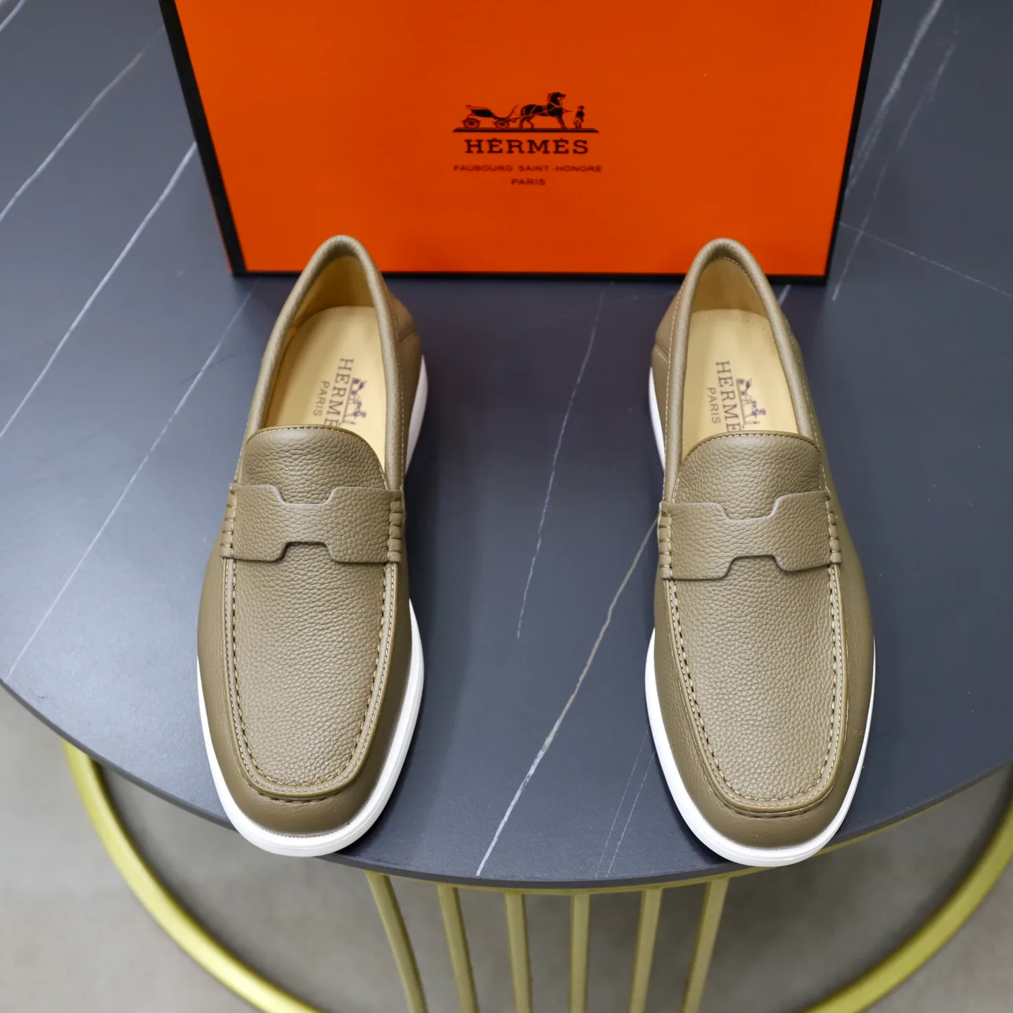 Men's Loafers And Dress Shoes HERMES 18103079