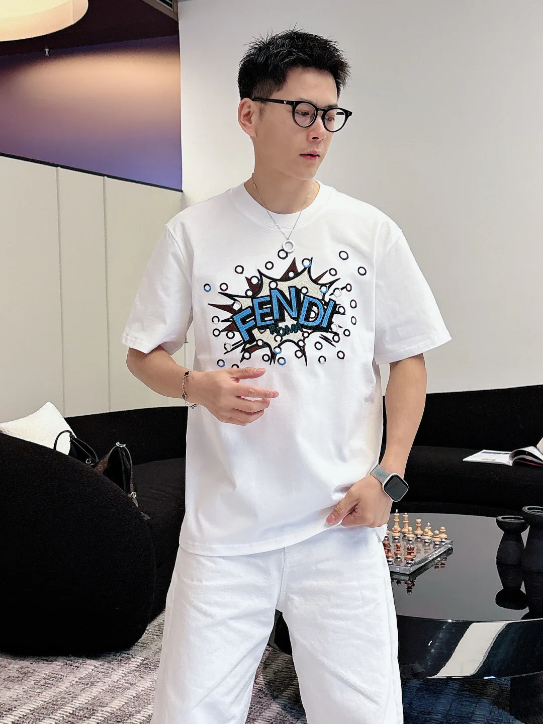 Men's T-Shirts FENDI 17349054