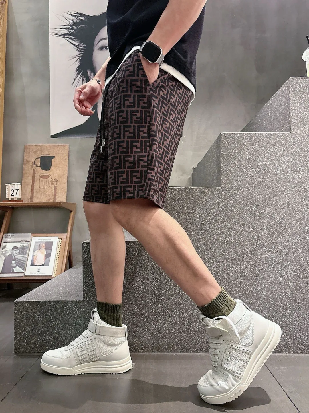 Men's Shorts FENDI 17468340
