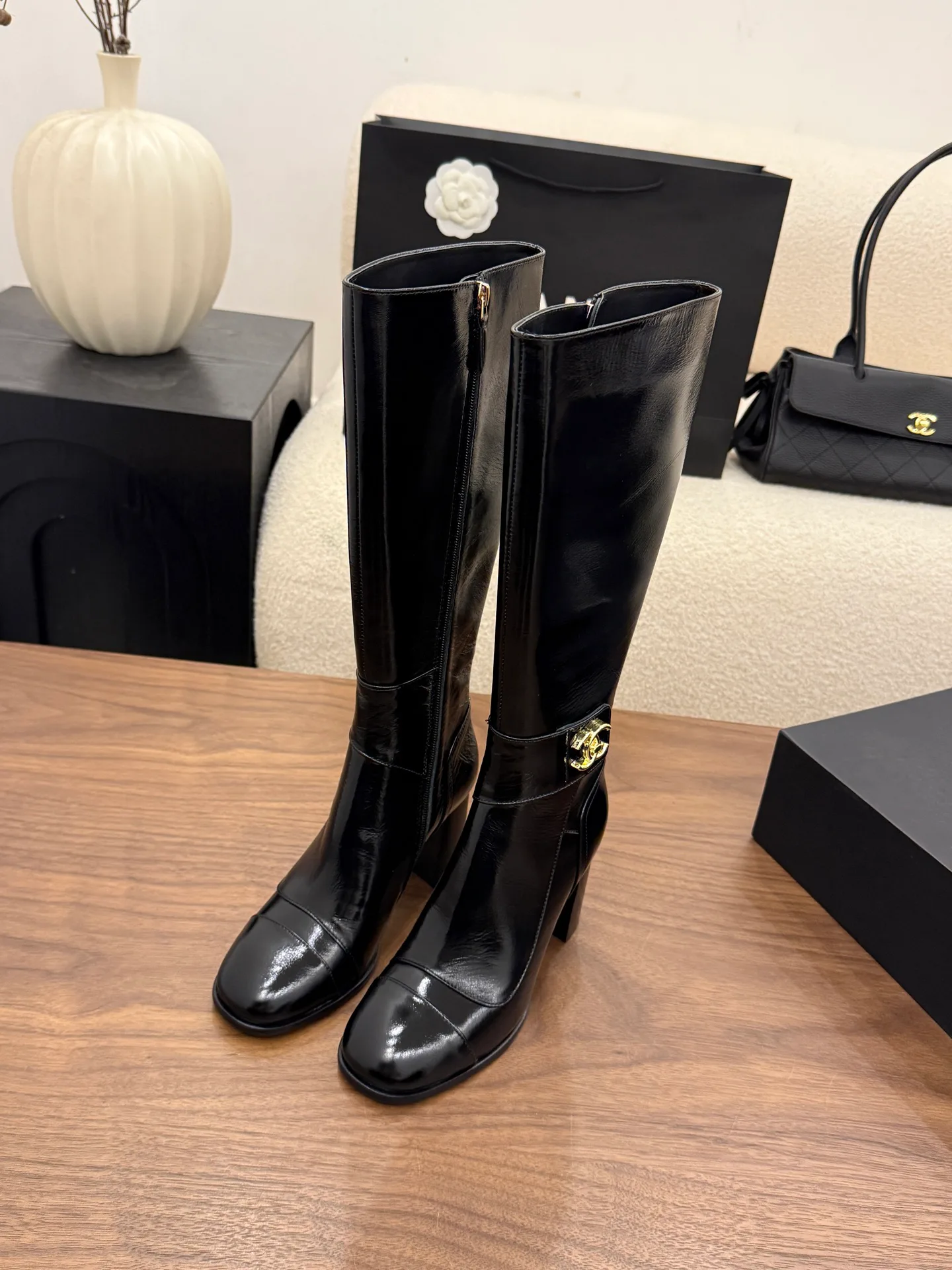 Women's Boots CHANEL 17939489