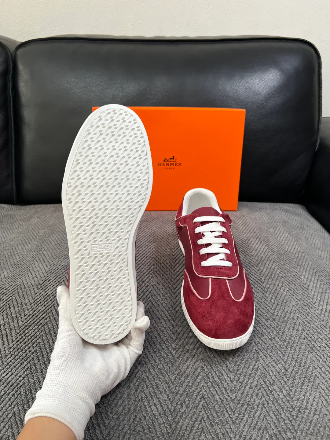 Men's Sneakers HERMES 18495418