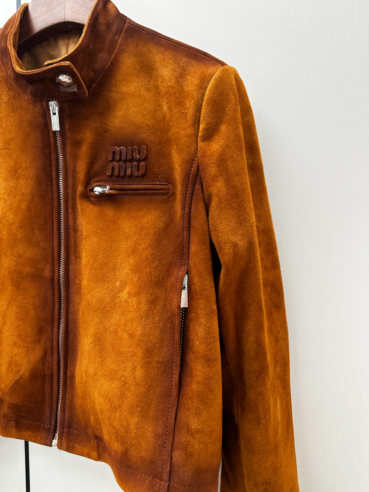 Women's Leather Jackets And Sheepskin Coats MIU MIU 17694523