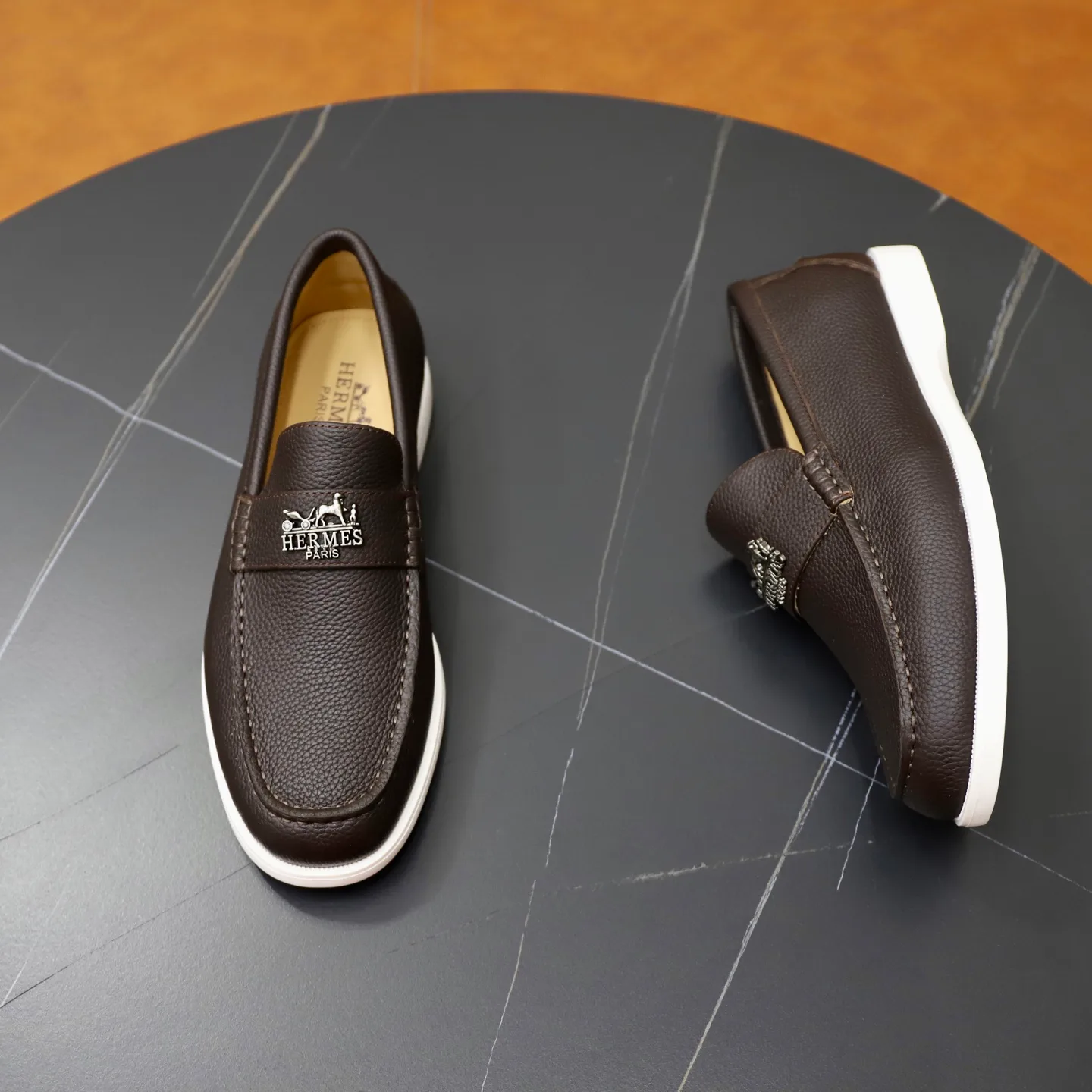 Men's Loafers And Dress Shoes HERMES 17911029
