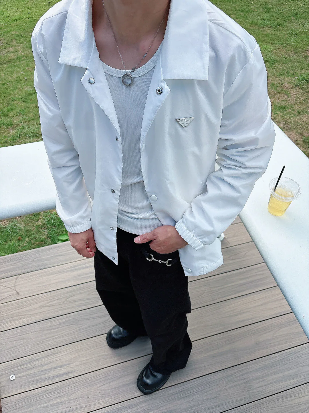 Men's Jackets And Down Jackets PRADA 18097594