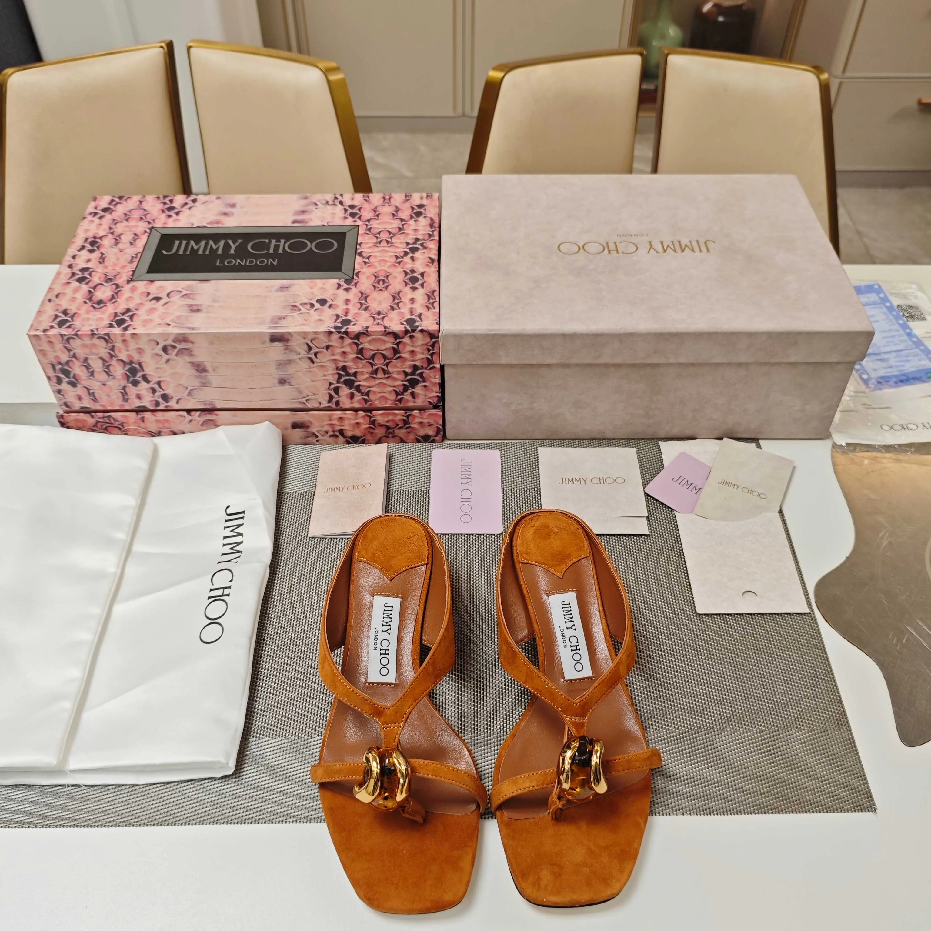 Women's Open-Toe Sandals JIMMY CHOO 17742898
