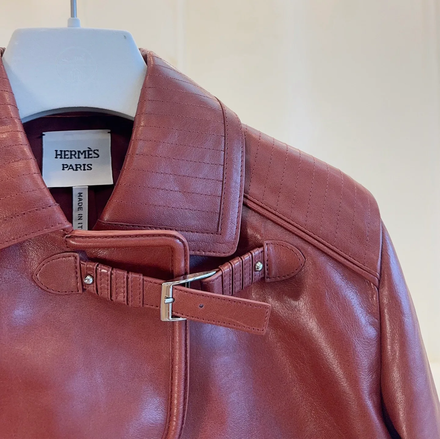 Women's Leather Jackets And Sheepskin Coats HERMES 18336446