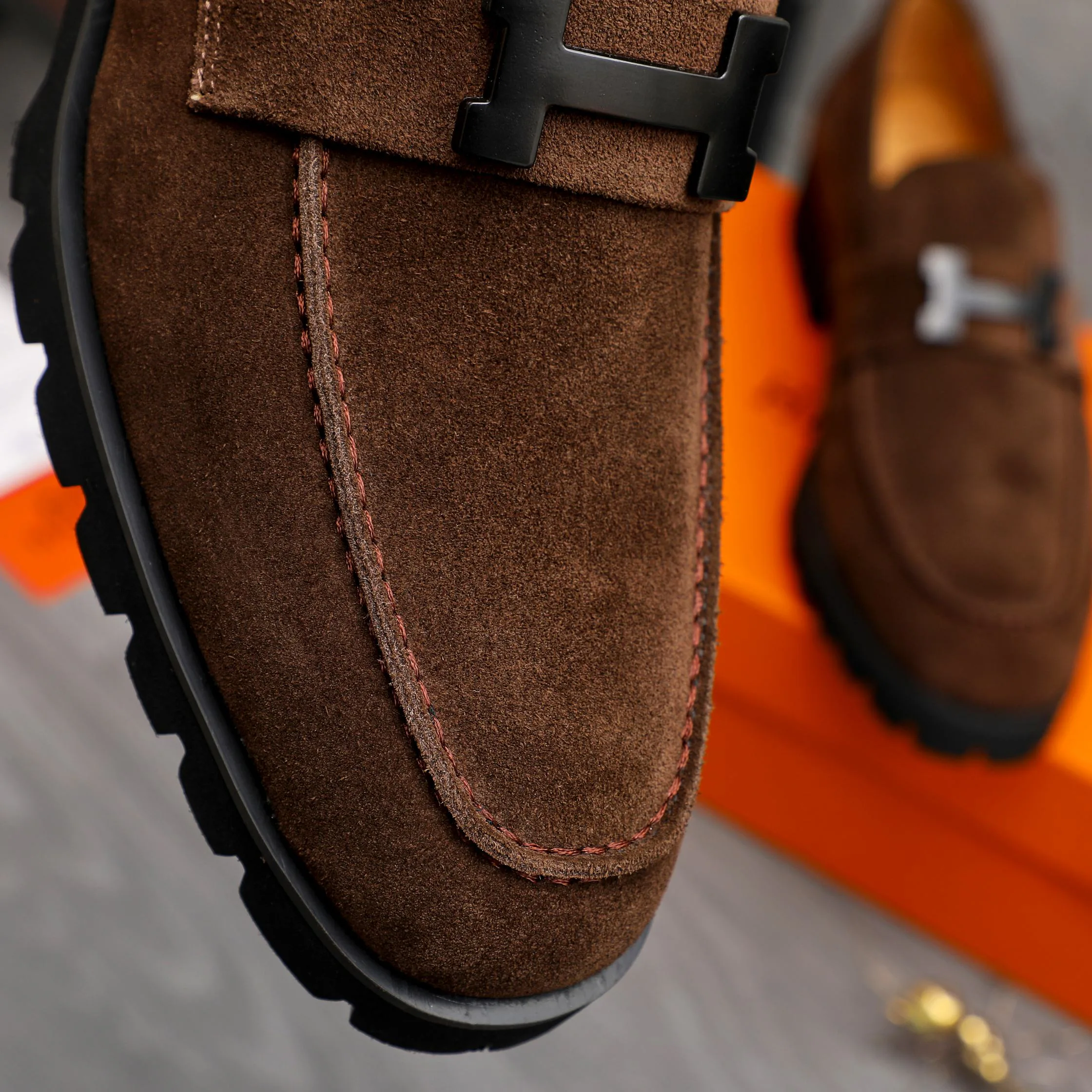 Men's Loafers And Dress Shoes HERMES 17801744